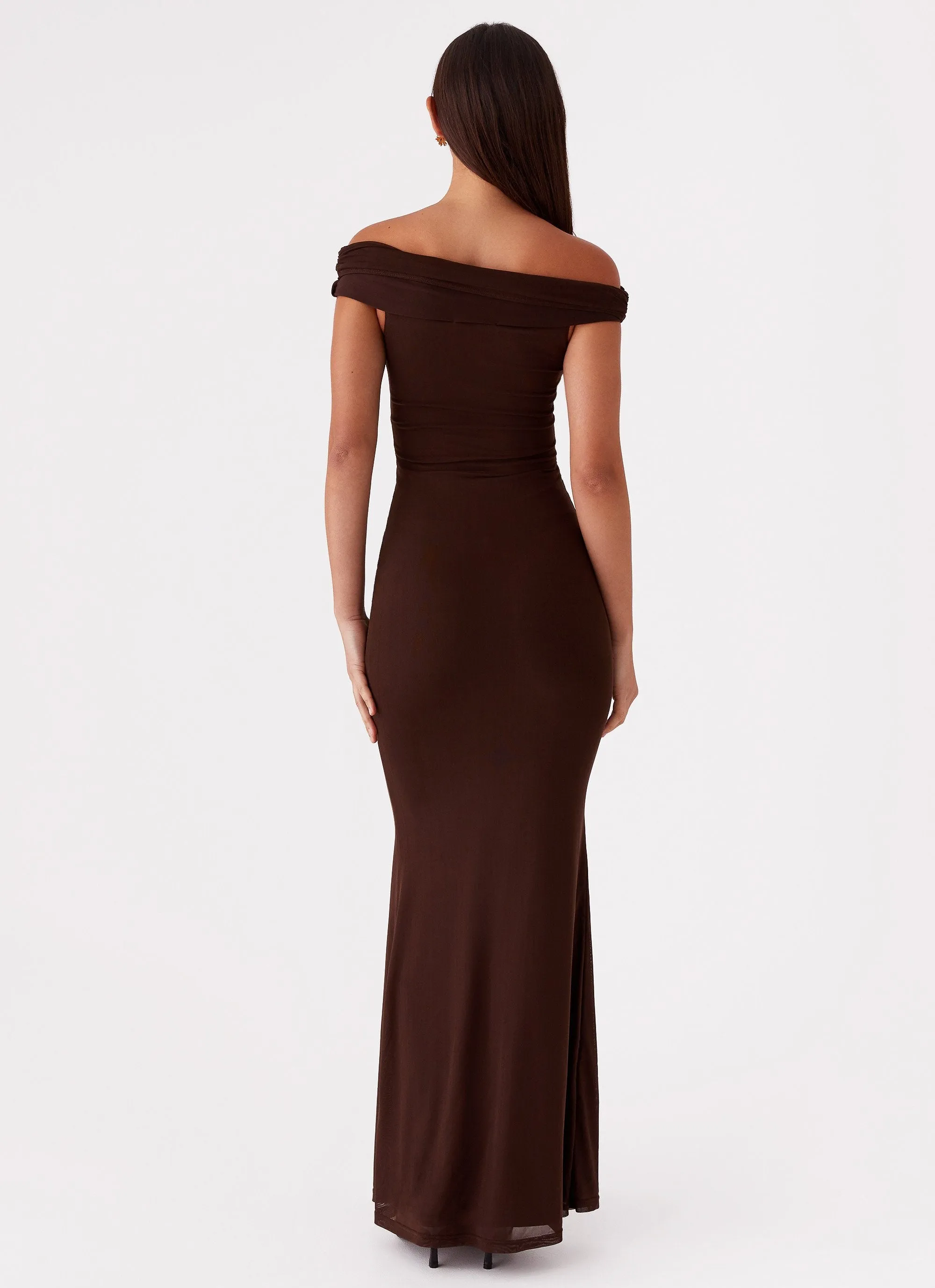 Marilyn Maxi Dress - Chocolate sold by Peppermayo product image thumbnail 4