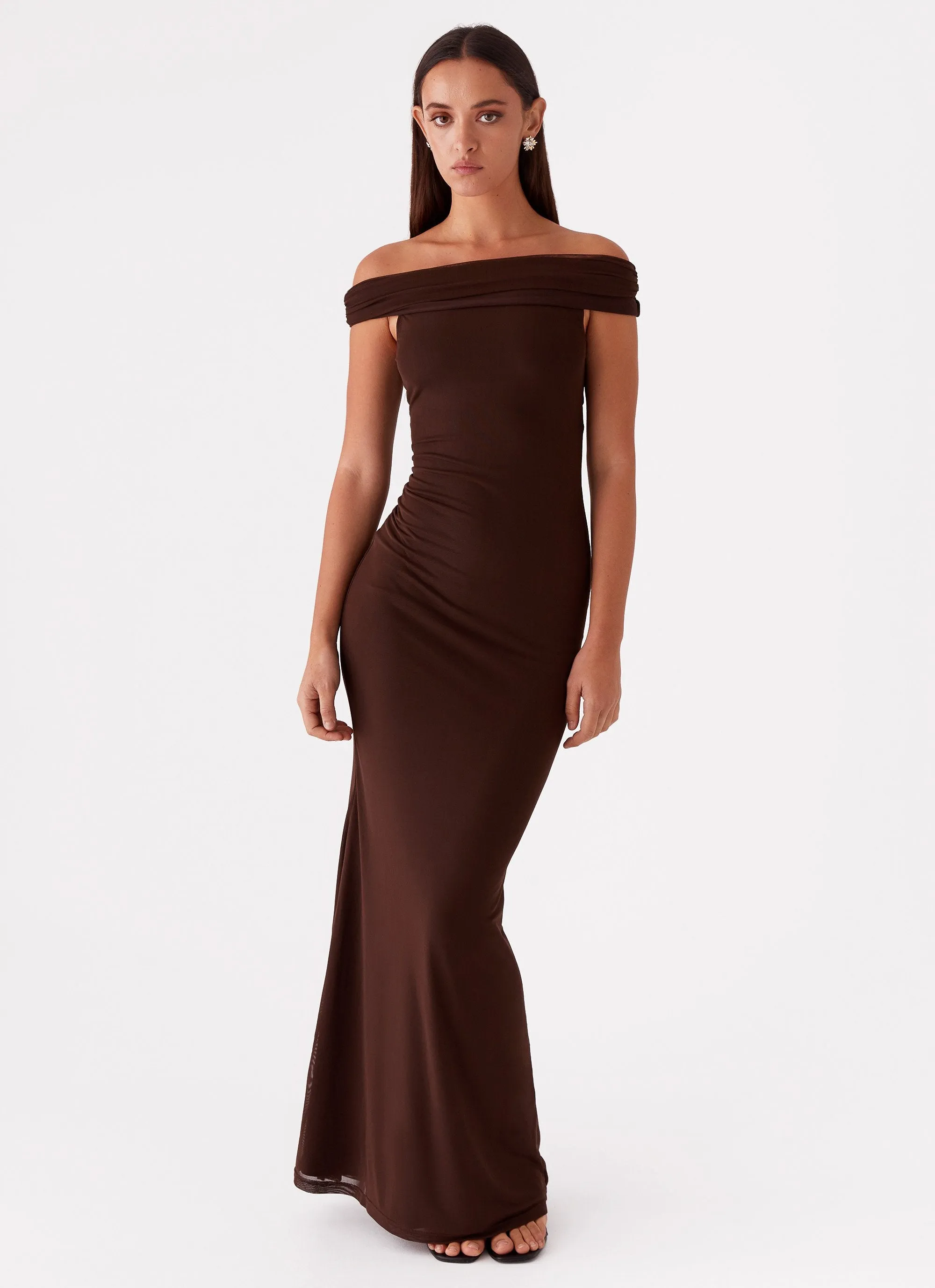 Marilyn Maxi Dress - Chocolate sold by Peppermayo product image thumbnail 5