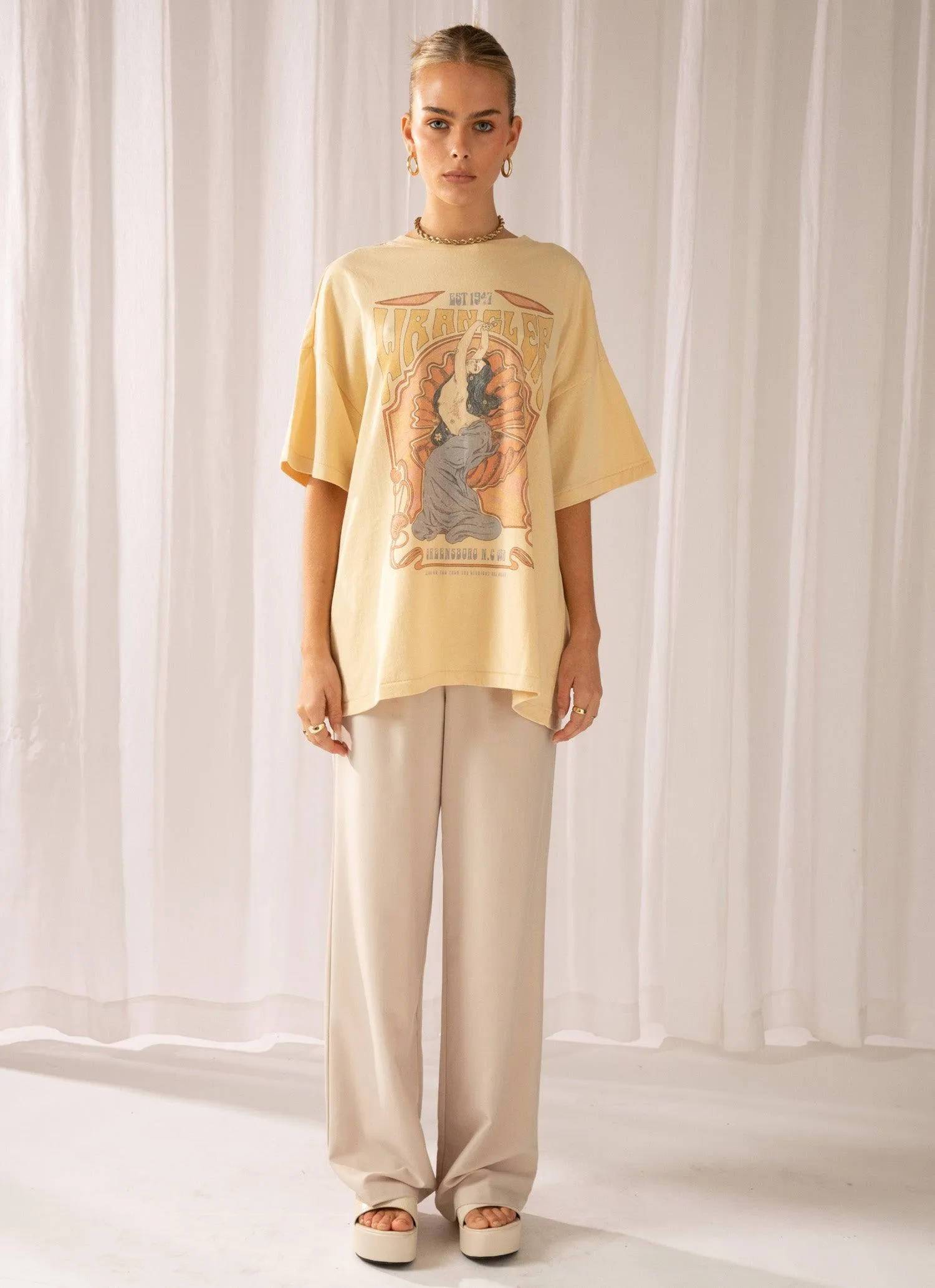 Shell Siren Tee - Sunlight sold by Peppermayo product image thumbnail 2