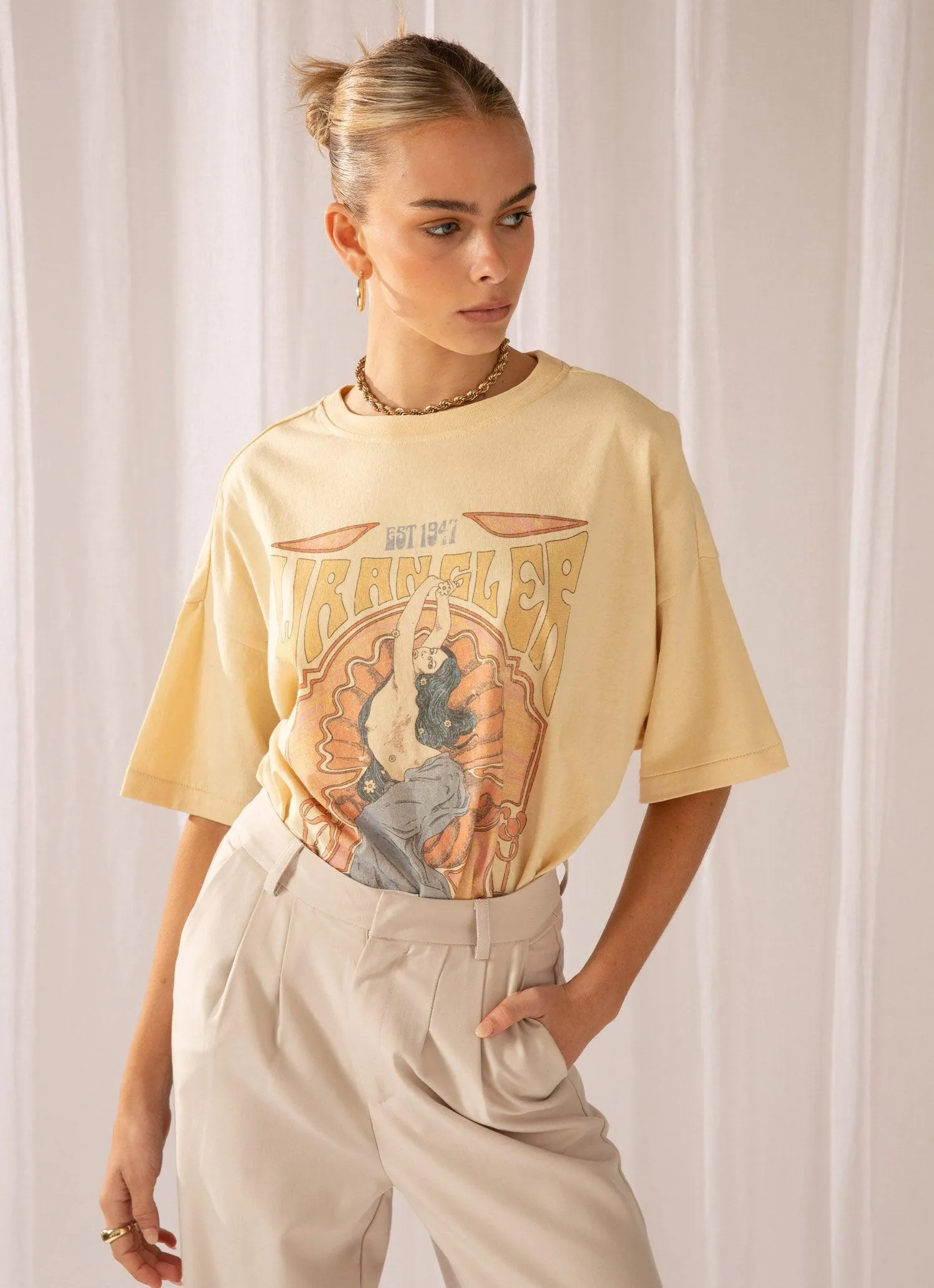 Shell Siren Tee - Sunlight sold by Peppermayo product image thumbnail 3