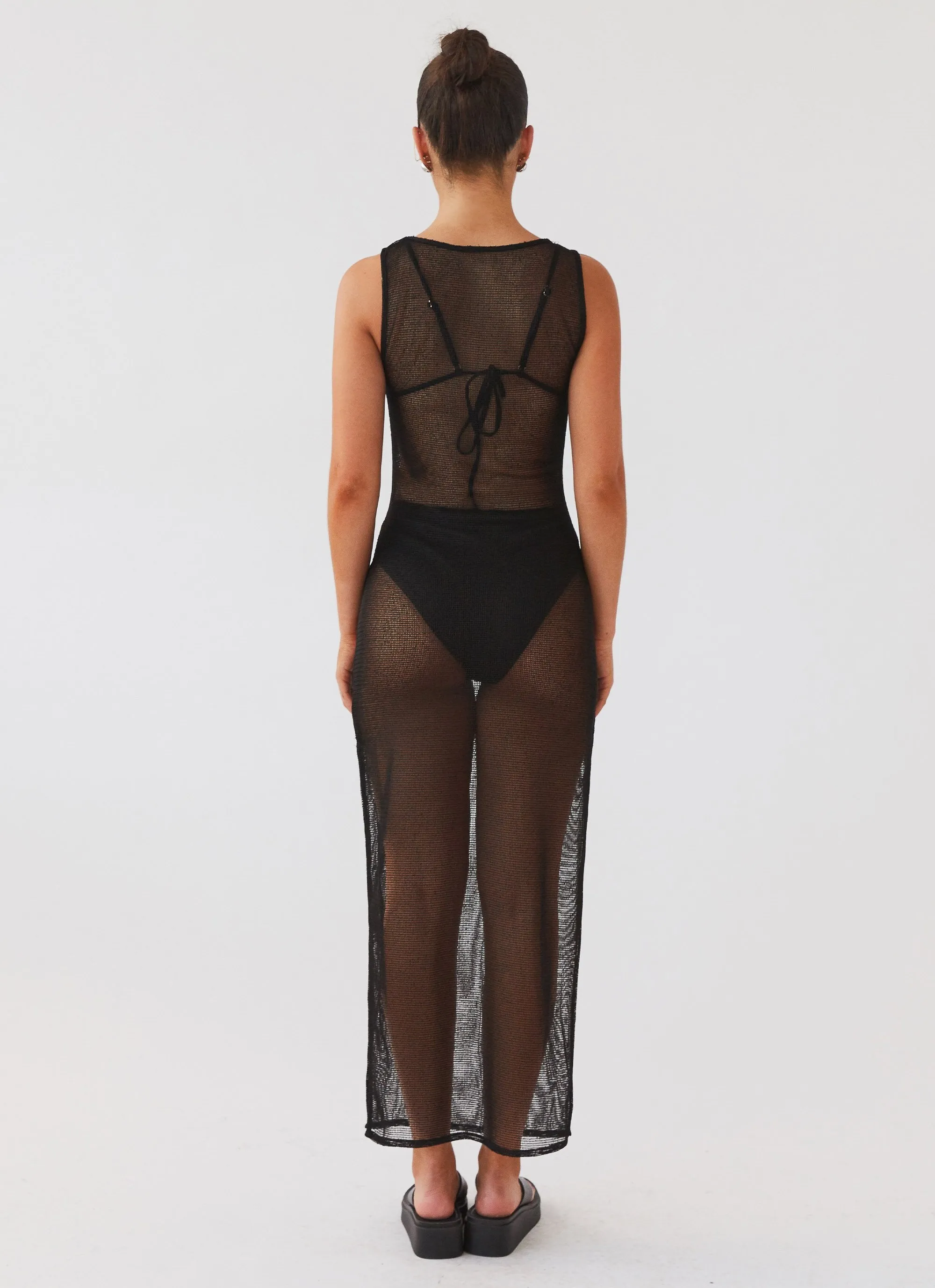 Caught Up Maxi Dress - Black sold by Peppermayo product image thumbnail 3