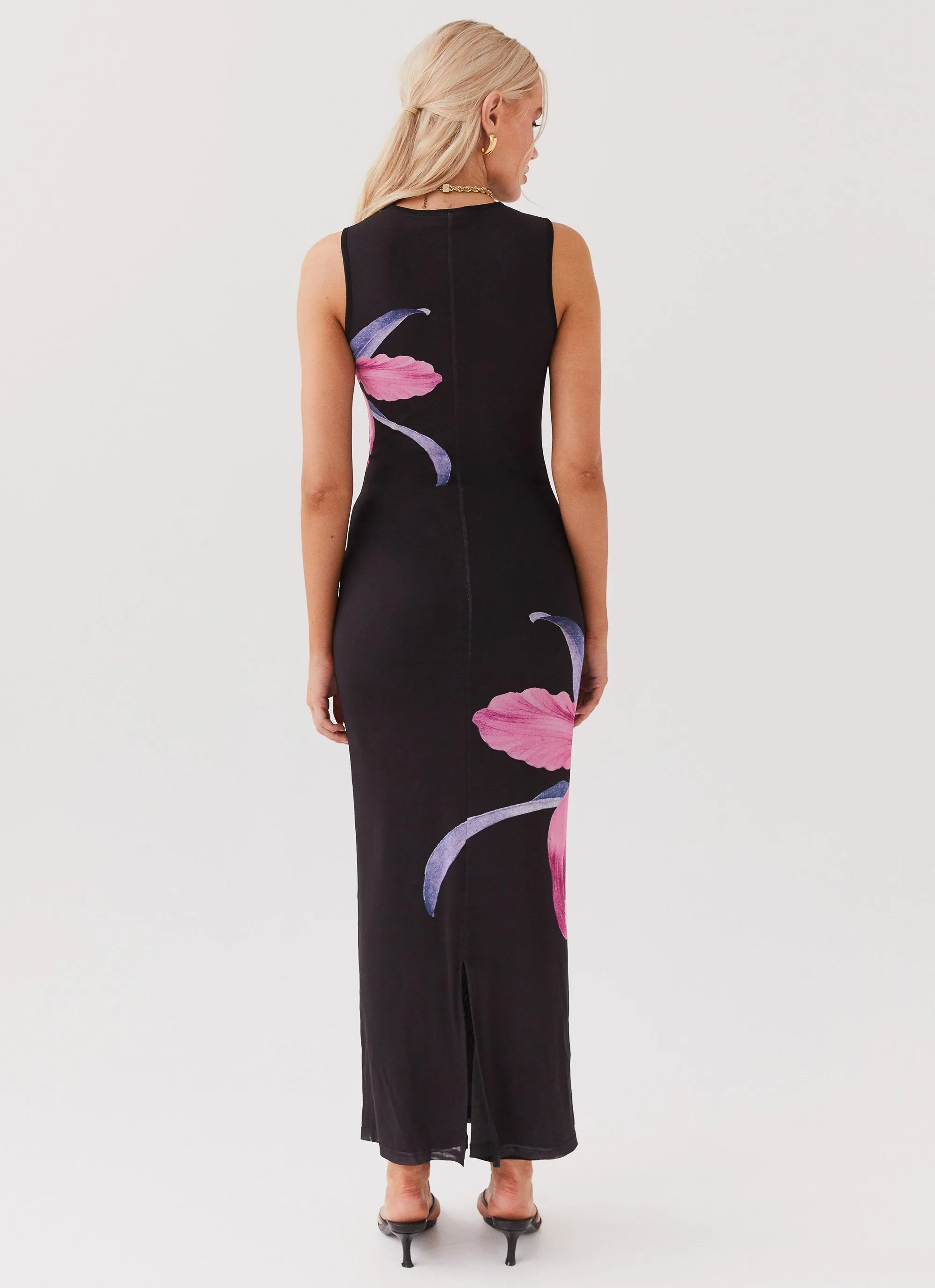 Main Moment Mesh Maxi Dress - Cosmo Floral sold by Peppermayo product image thumbnail 4