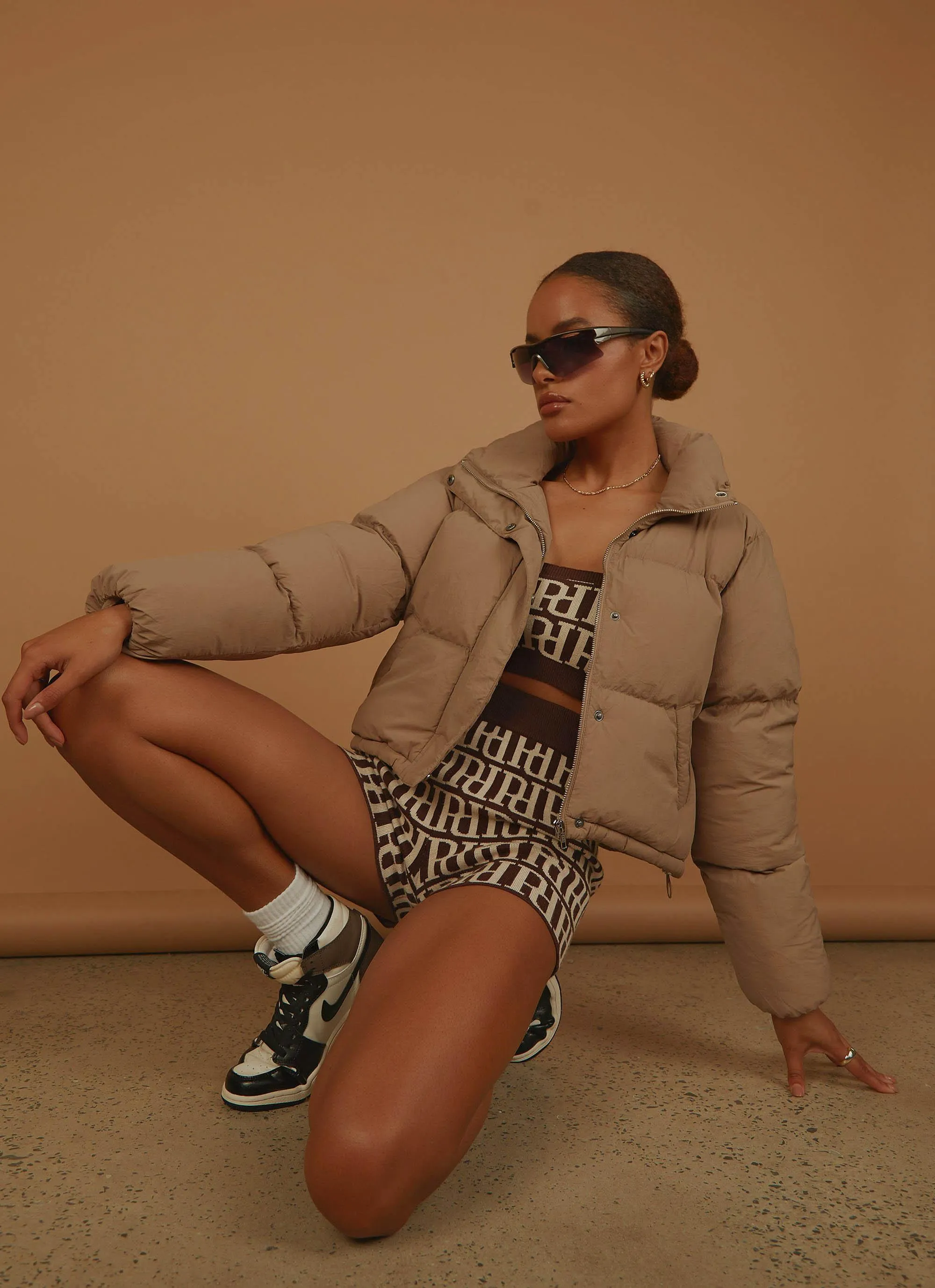 Topher Puffer Jacket - Carob sold by Peppermayo product image thumbnail 2