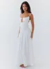 Myra Maxi Dress - White sold by Peppermayo