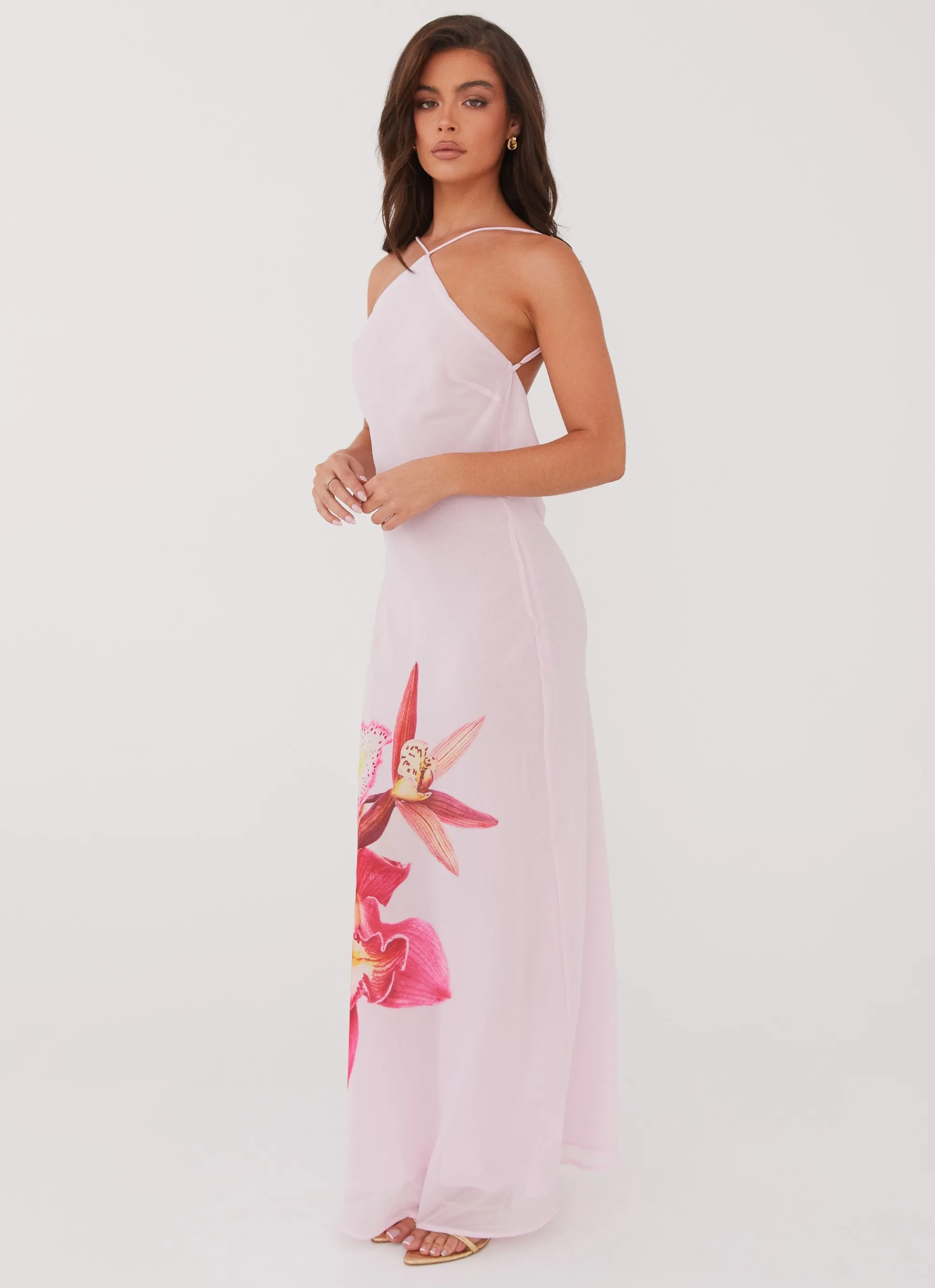 Blossom Hearts Maxi Dress - Pink Peony sold by Peppermayo product image thumbnail 3