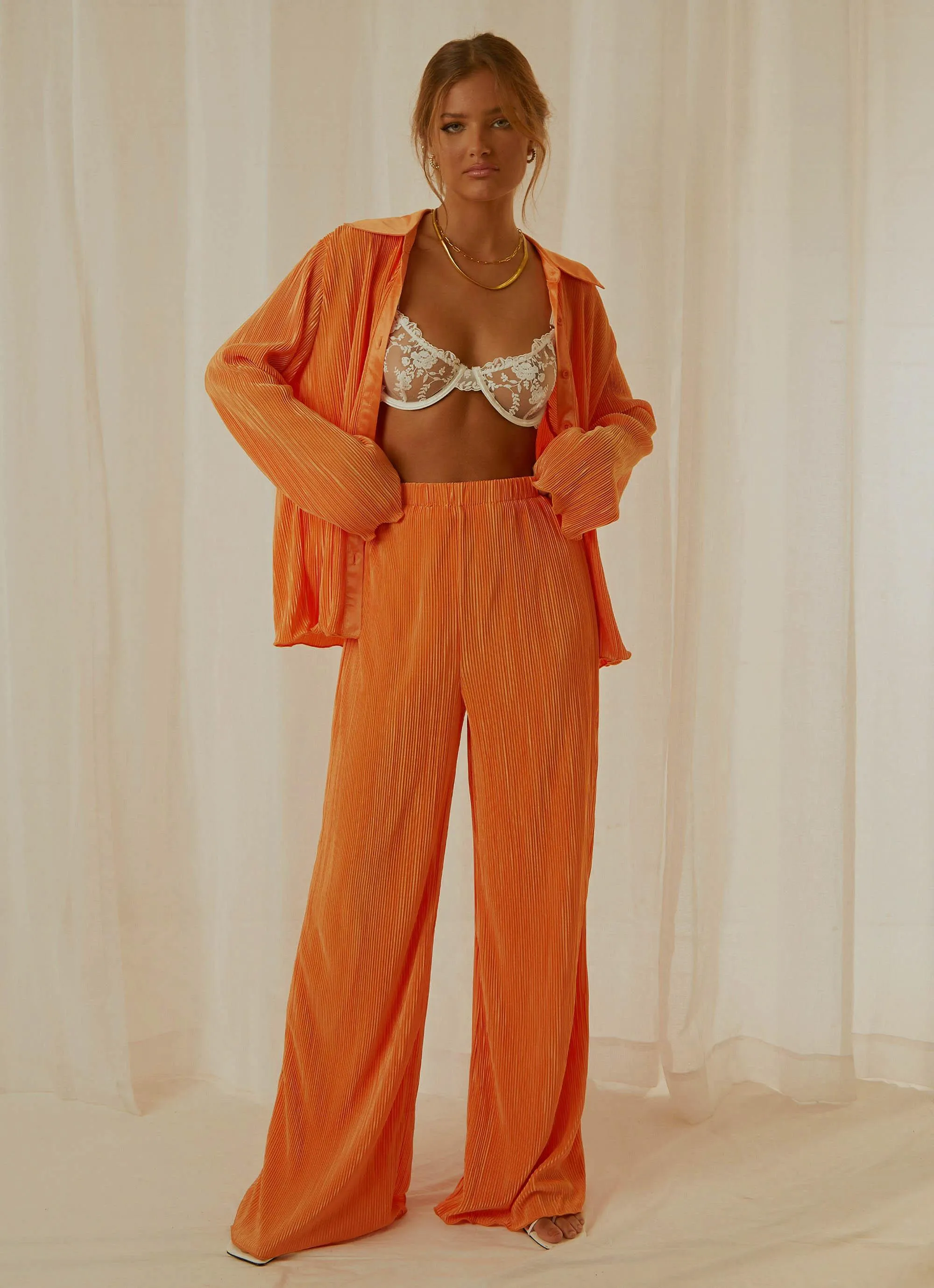 90s Muse Pants - Tangerine sold by Peppermayo product image thumbnail 2