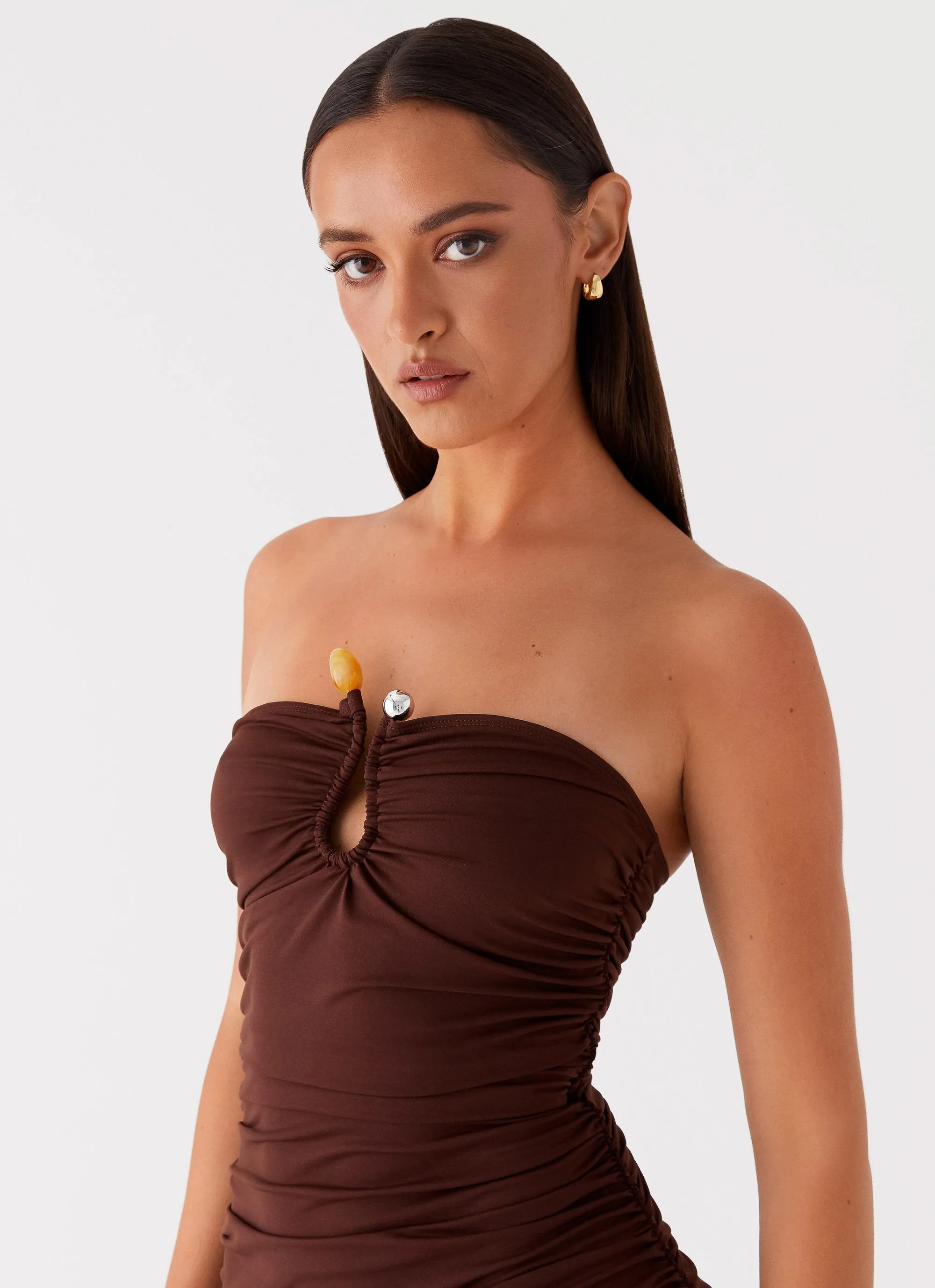 Rudy Maxi Dress - Brown sold by Peppermayo product image thumbnail 5