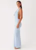 Anella Maxi Dress - Blue sold by Peppermayo