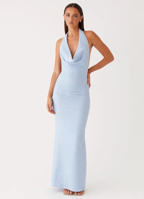 Anella Maxi Dress - Blue sold by Peppermayo