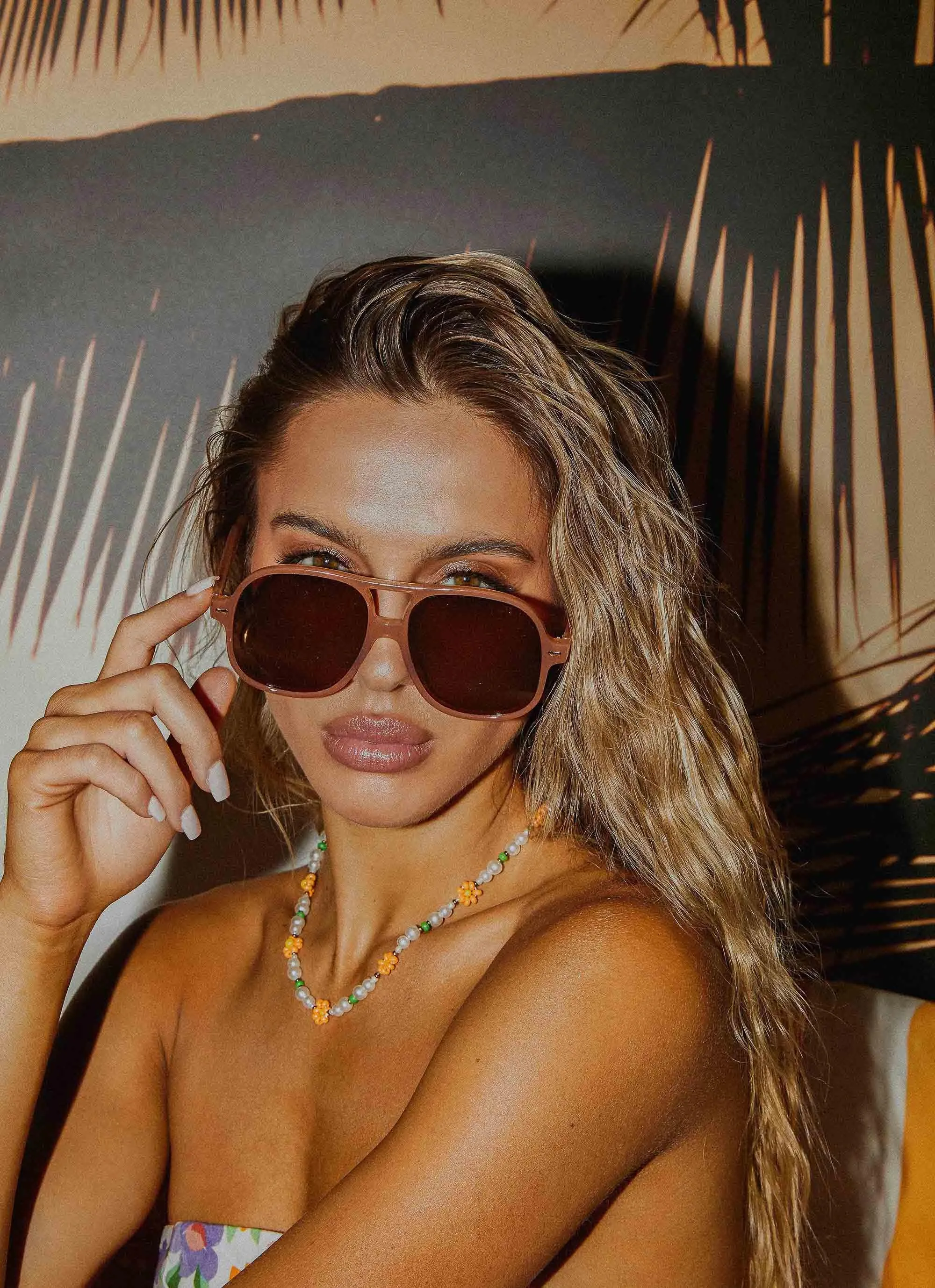 Lindsay Sunglasses - Orange sold by Peppermayo product image thumbnail 4