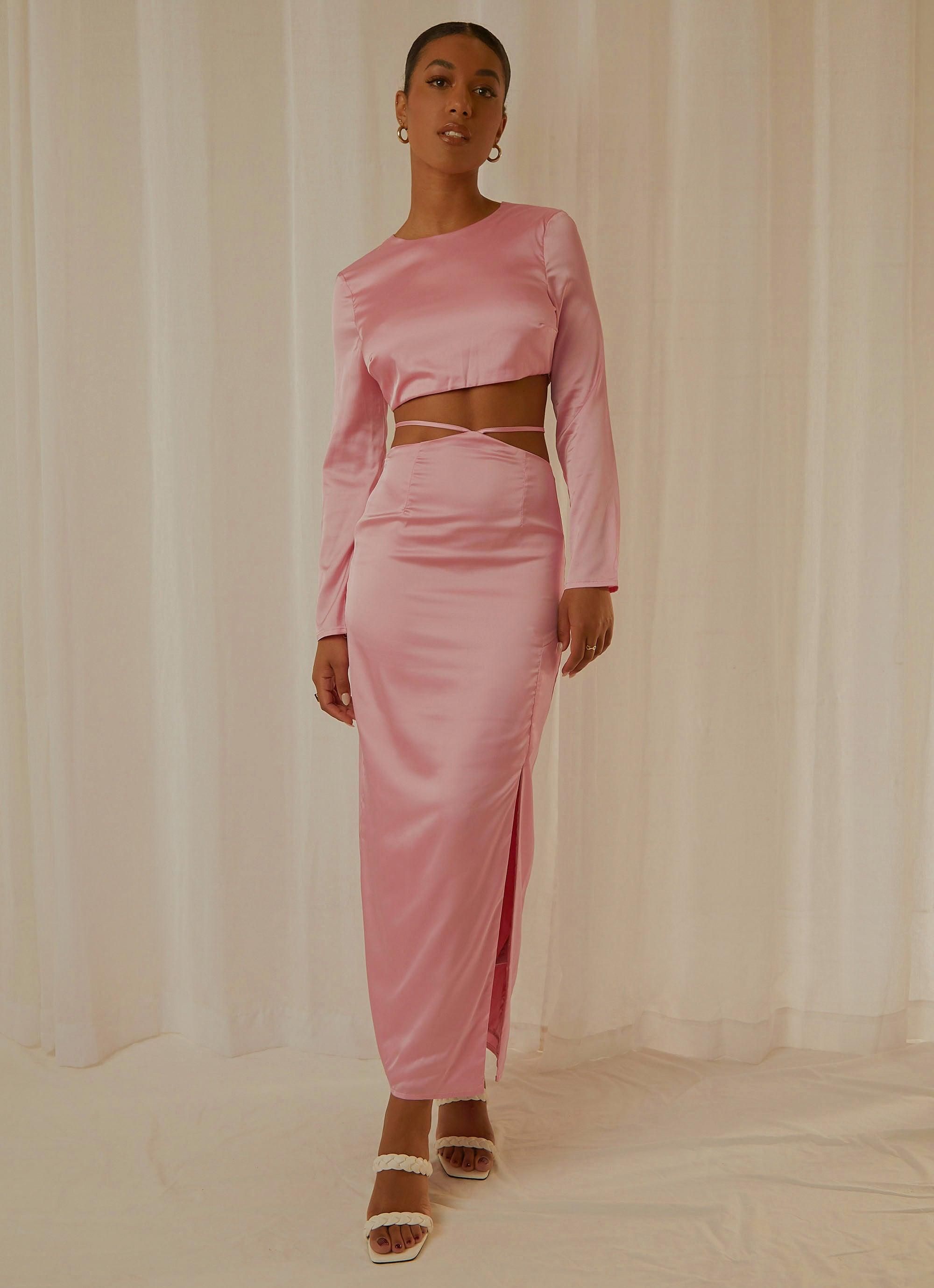 From Florence Maxi Skirt - Baby Pink sold by Peppermayo product image thumbnail 2