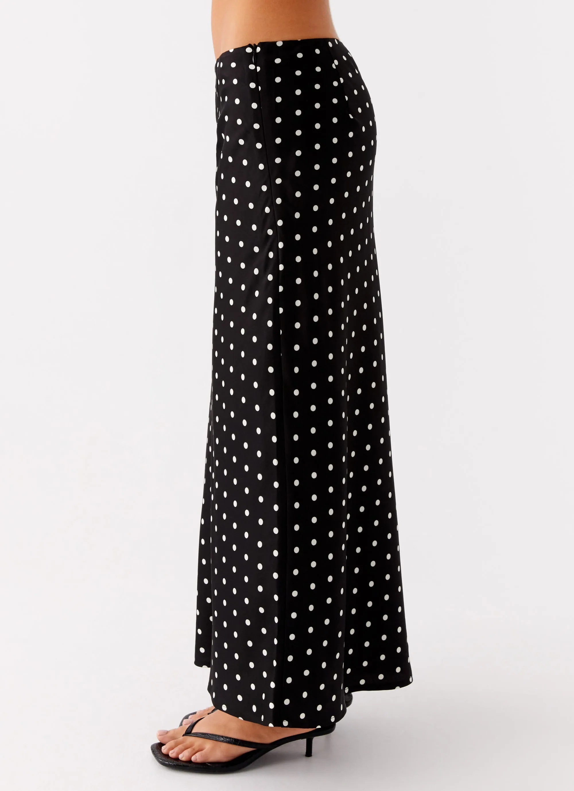Breanne Midi Skirt - Black Polka Dot sold by Peppermayo product image thumbnail 2