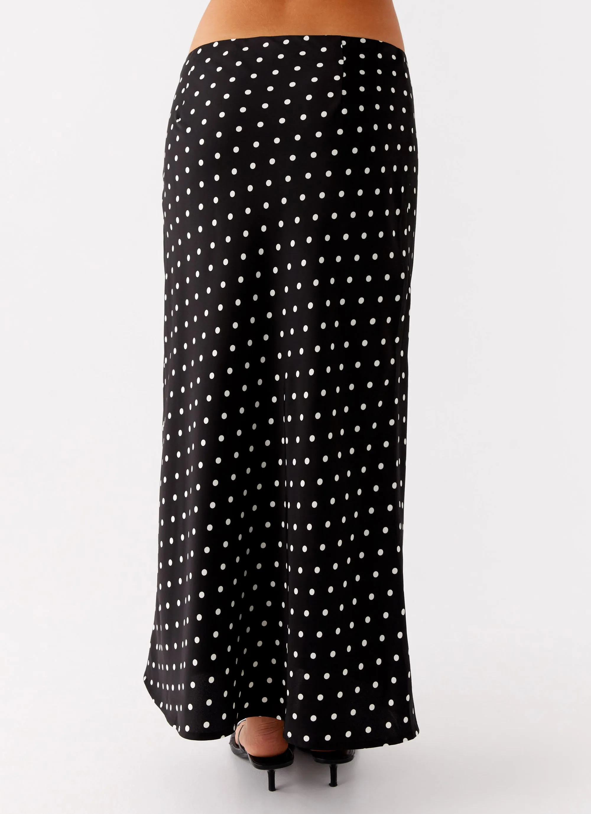 Breanne Midi Skirt - Black Polka Dot sold by Peppermayo product image thumbnail 3