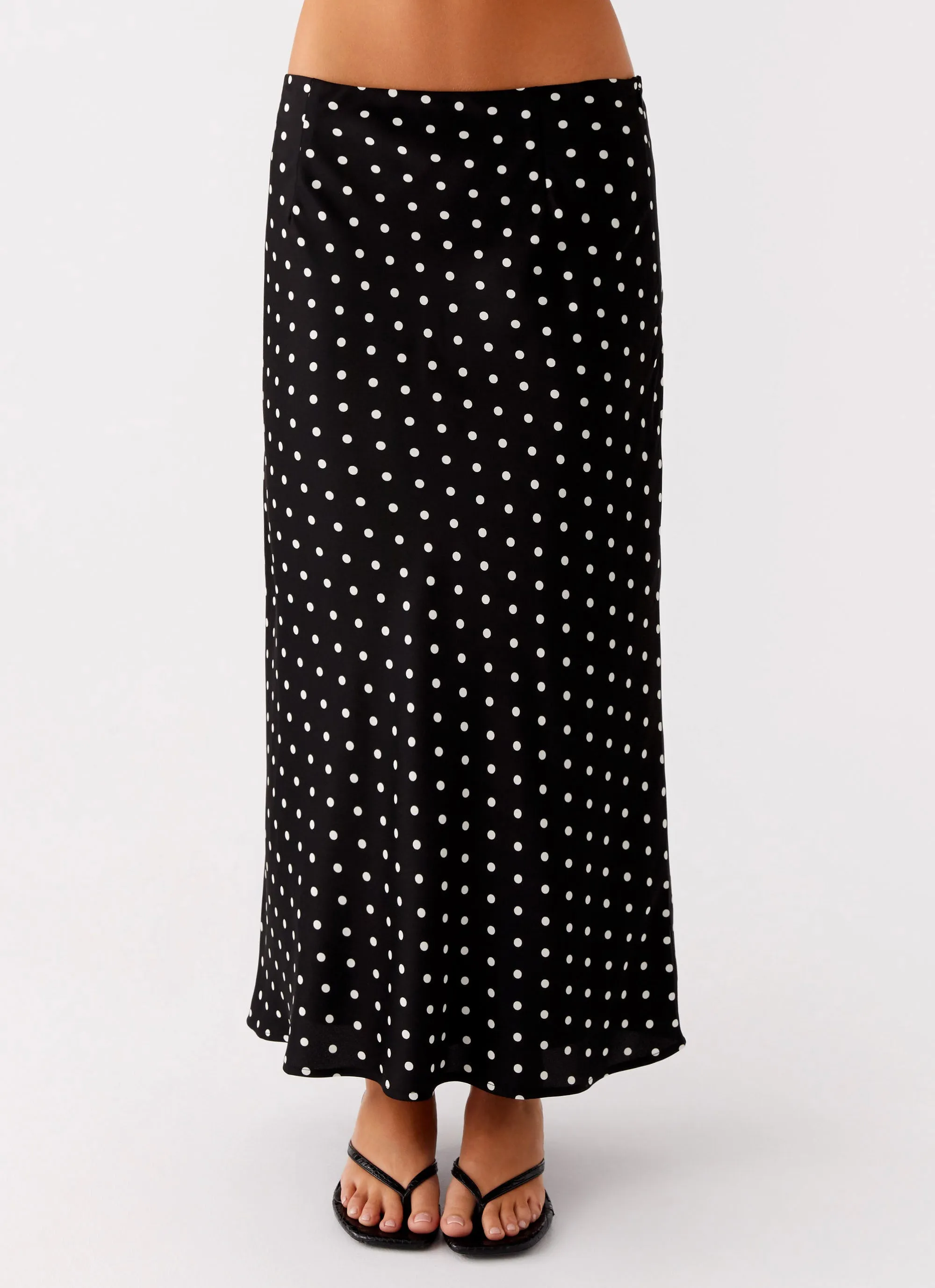 Breanne Midi Skirt - Black Polka Dot sold by Peppermayo product image thumbnail 4