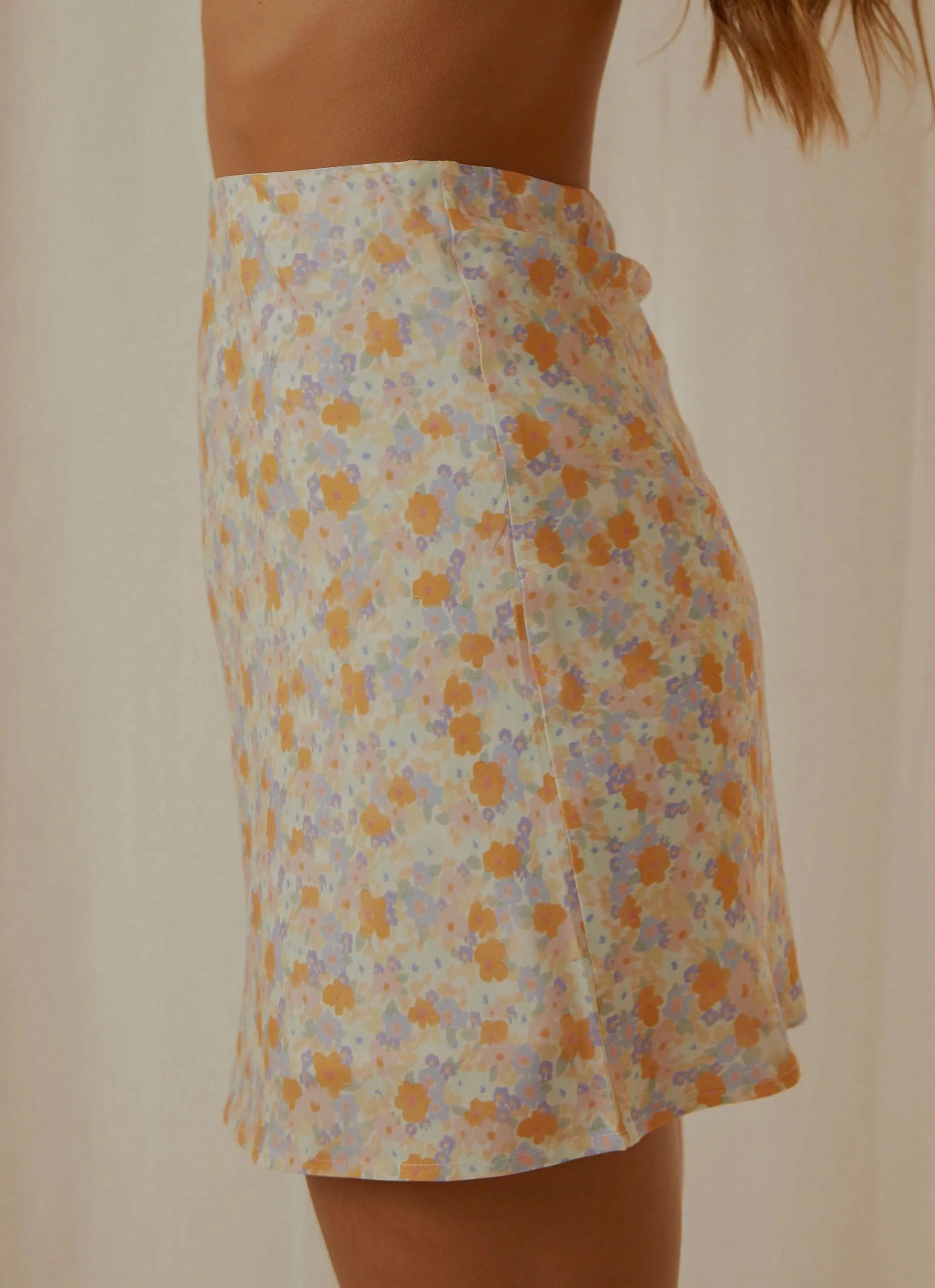 Pasadena Skirt - Peach Floral sold by Peppermayo product image thumbnail 4