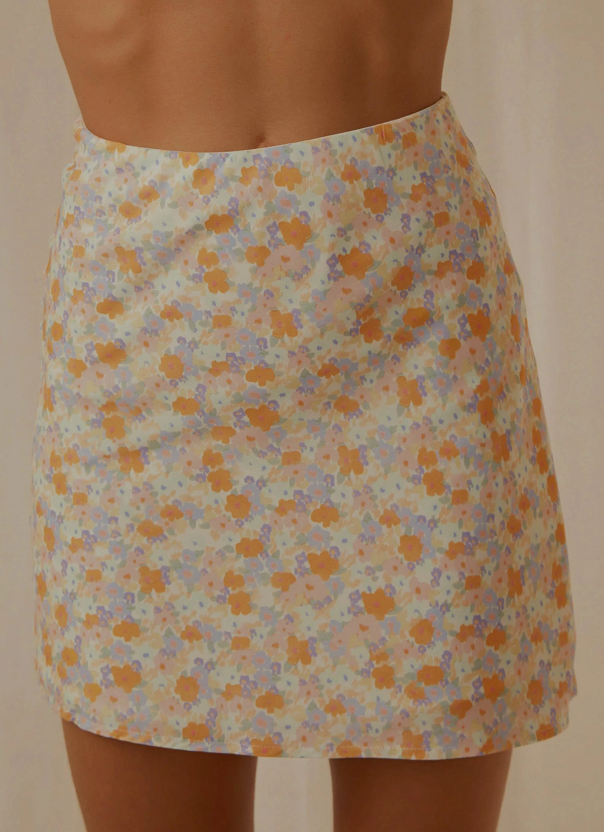 Pasadena Skirt - Peach Floral sold by Peppermayo product image thumbnail 3