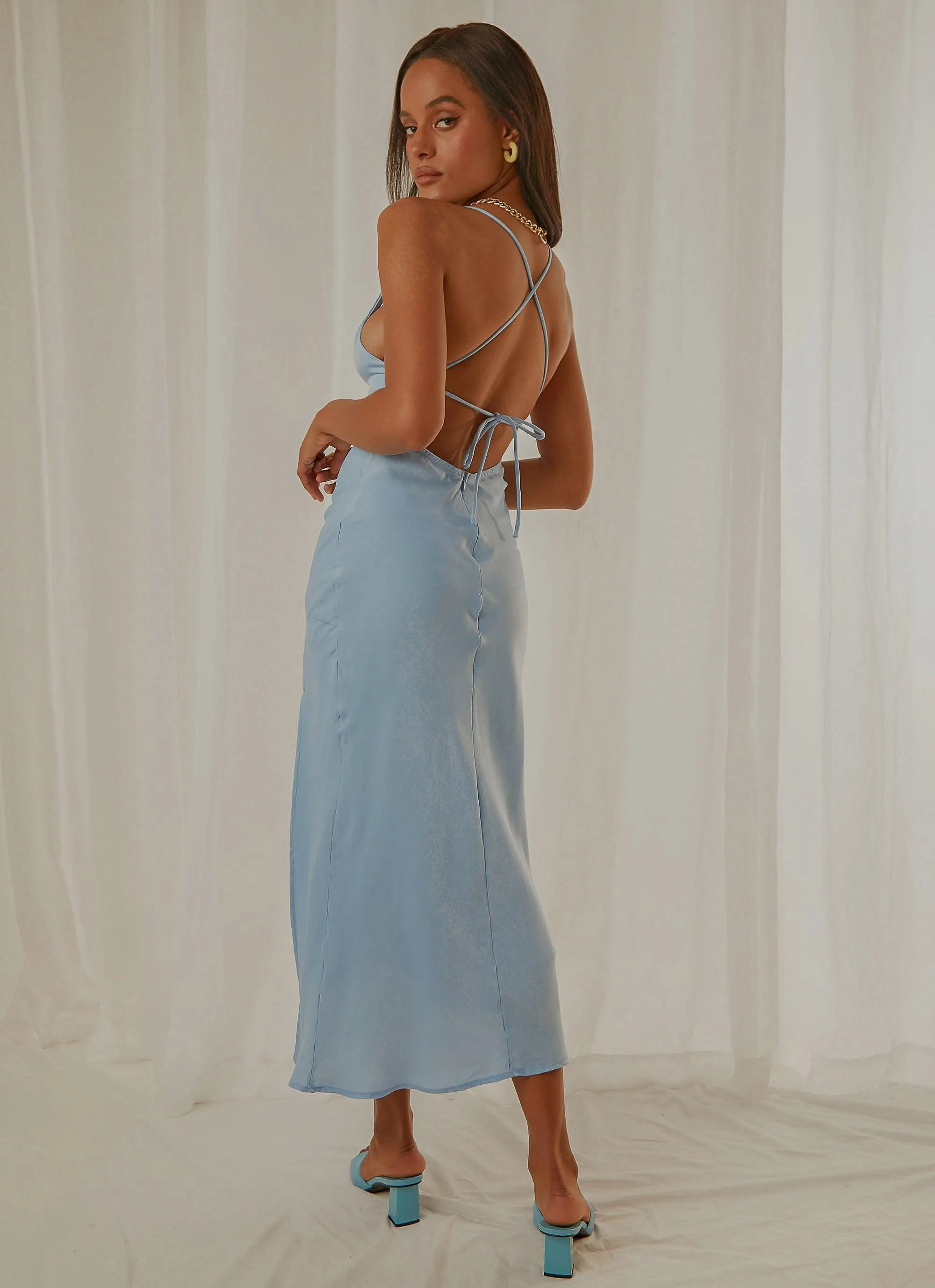 Sweet Life Midi Dress - Blue sold by Peppermayo product image thumbnail 5