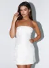 Eternity Strapless Mini Dress - Ivory sold by Peppermayo