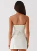 Eternity Strapless Mini Dress - Ivory sold by Peppermayo