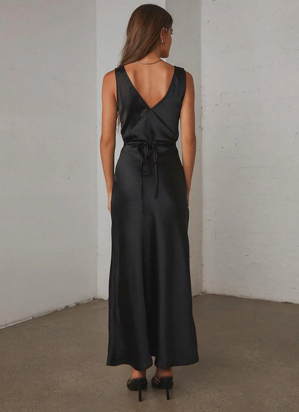 Loren Midi Dress - Black sold by Peppermayo product image thumbnail 4