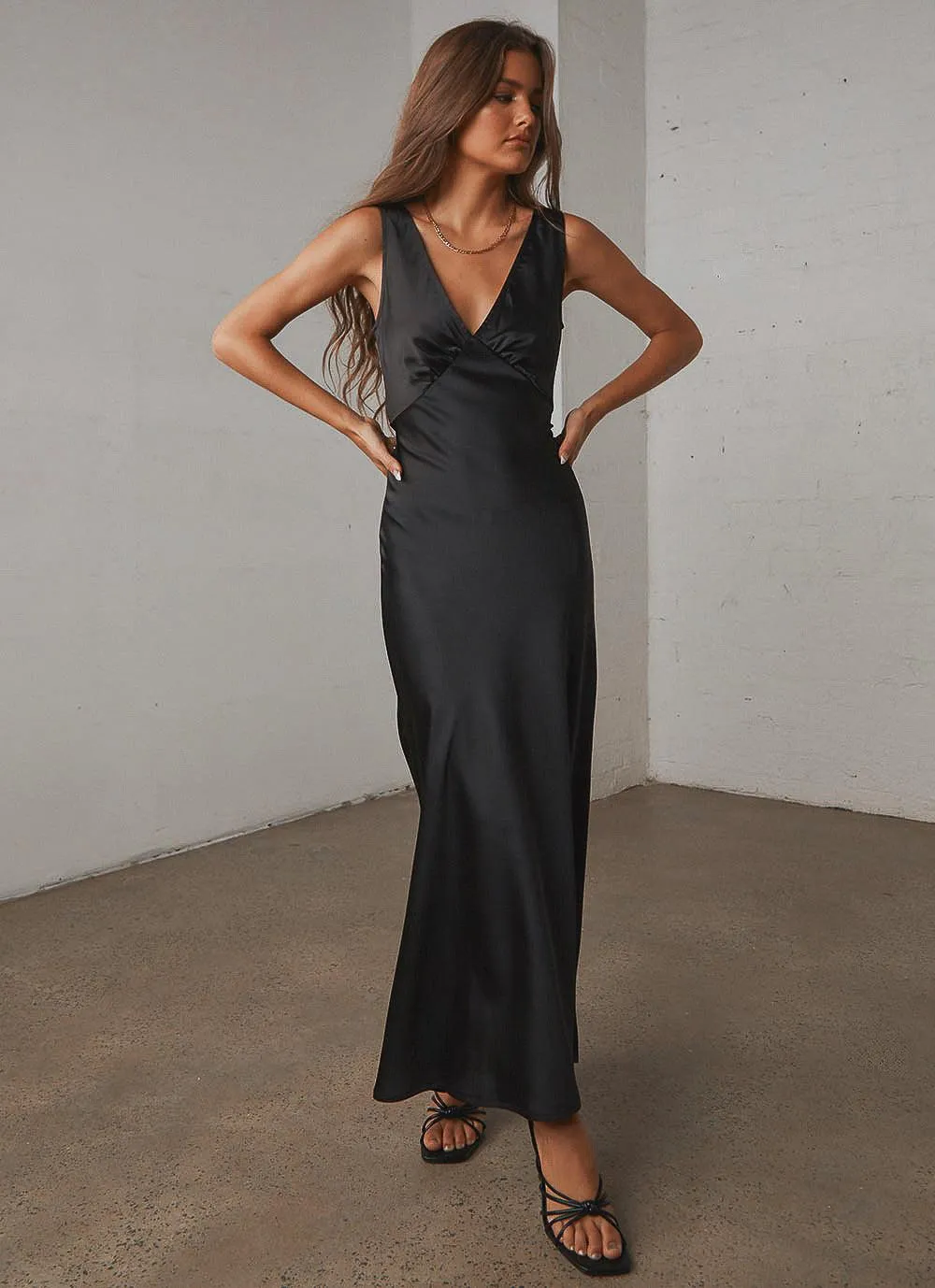 Loren Midi Dress - Black sold by Peppermayo product image thumbnail 5