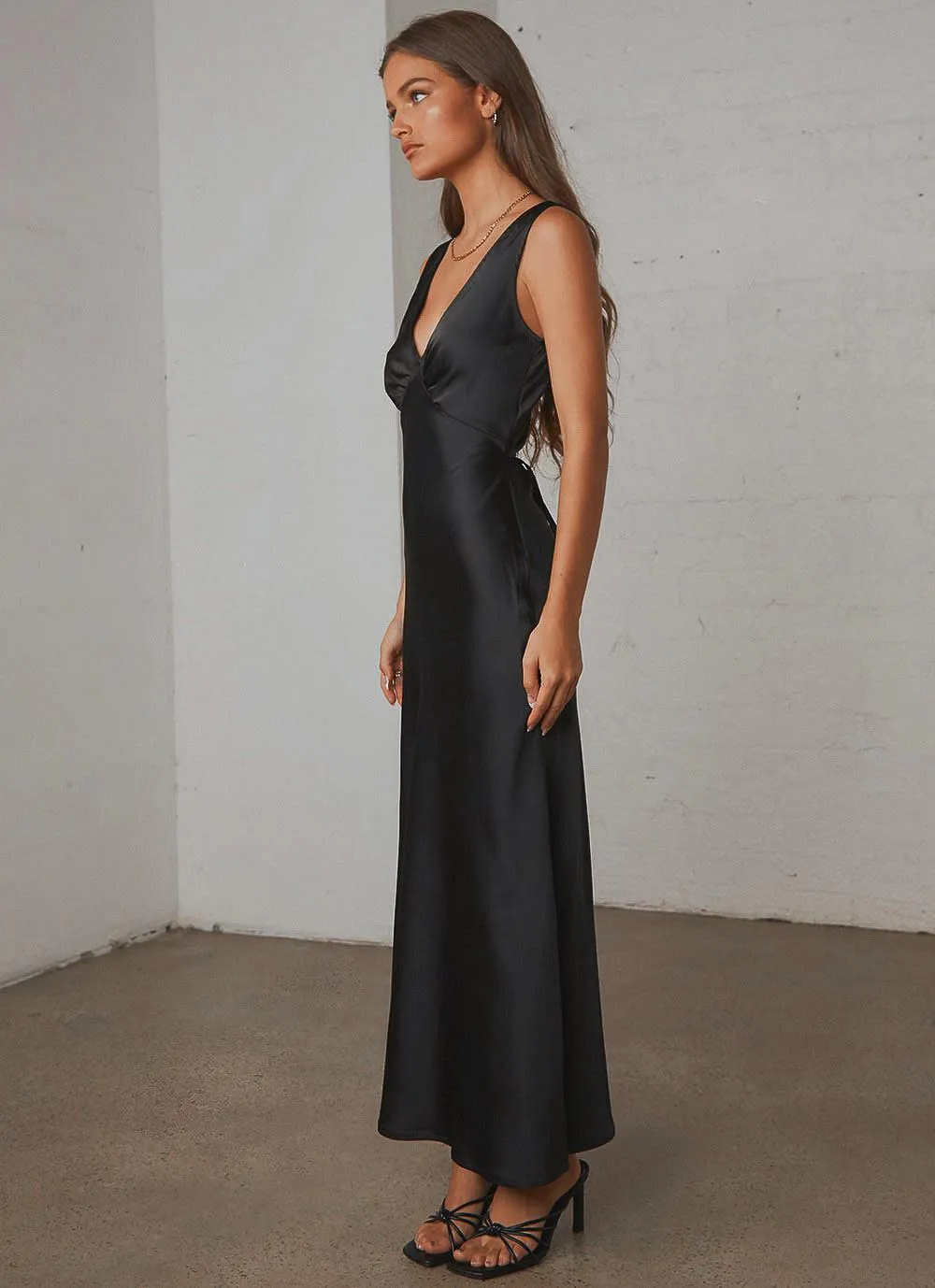 Loren Midi Dress - Black sold by Peppermayo product image thumbnail 3