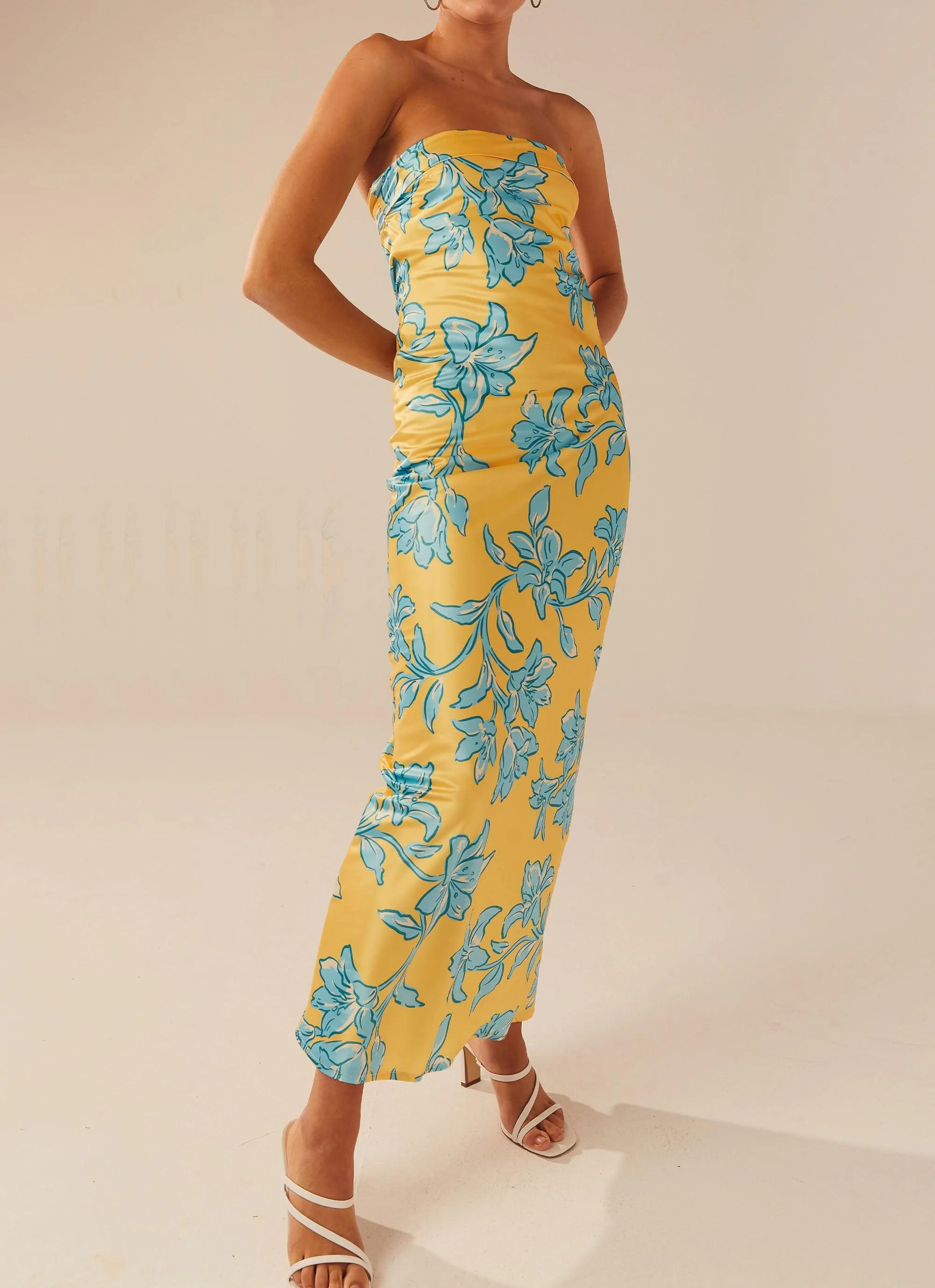 Summer Lover Maxi Dress - Golden Bloom sold by Peppermayo product image thumbnail 5