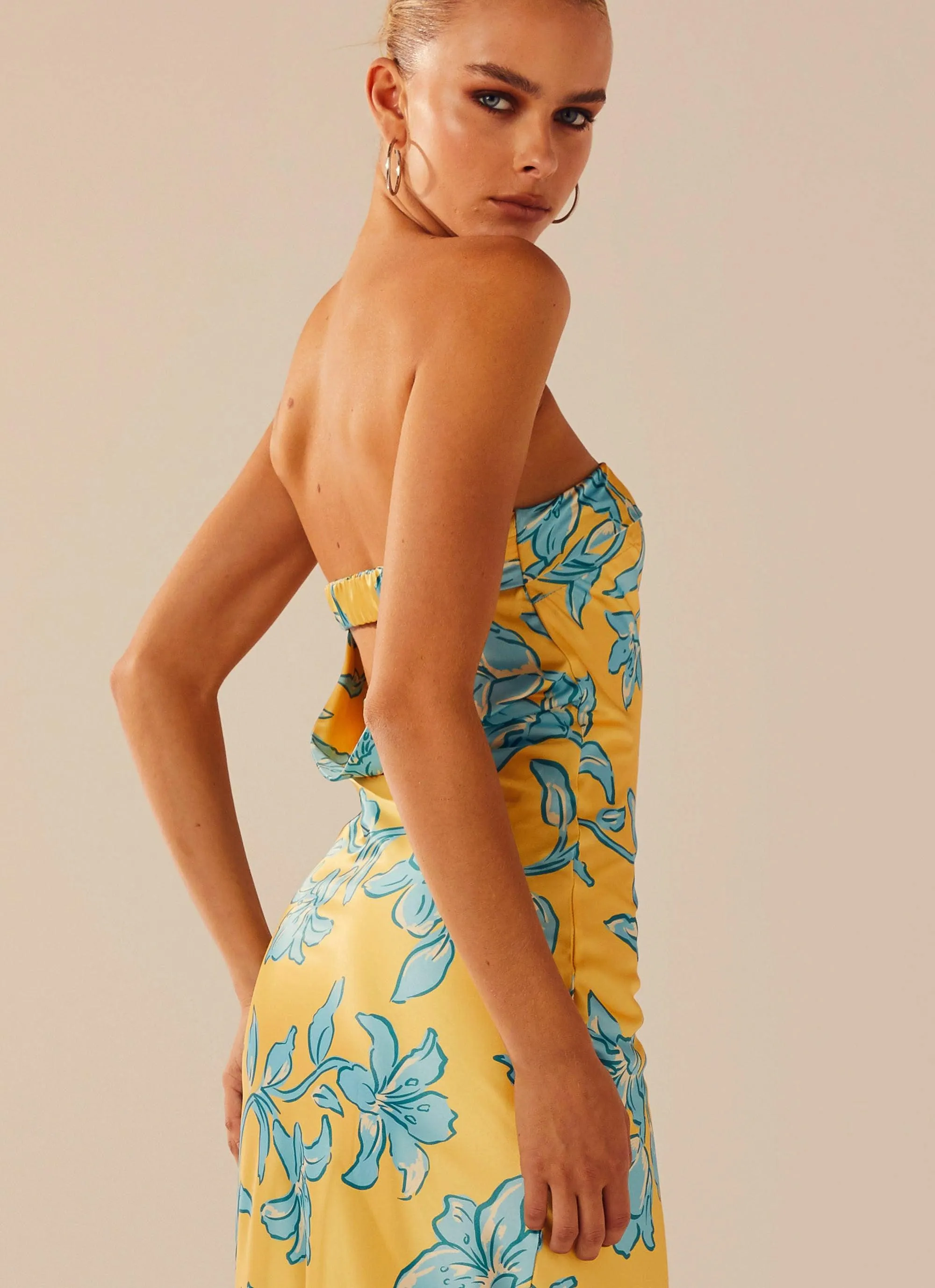 Summer Lover Maxi Dress - Golden Bloom sold by Peppermayo product image thumbnail 2