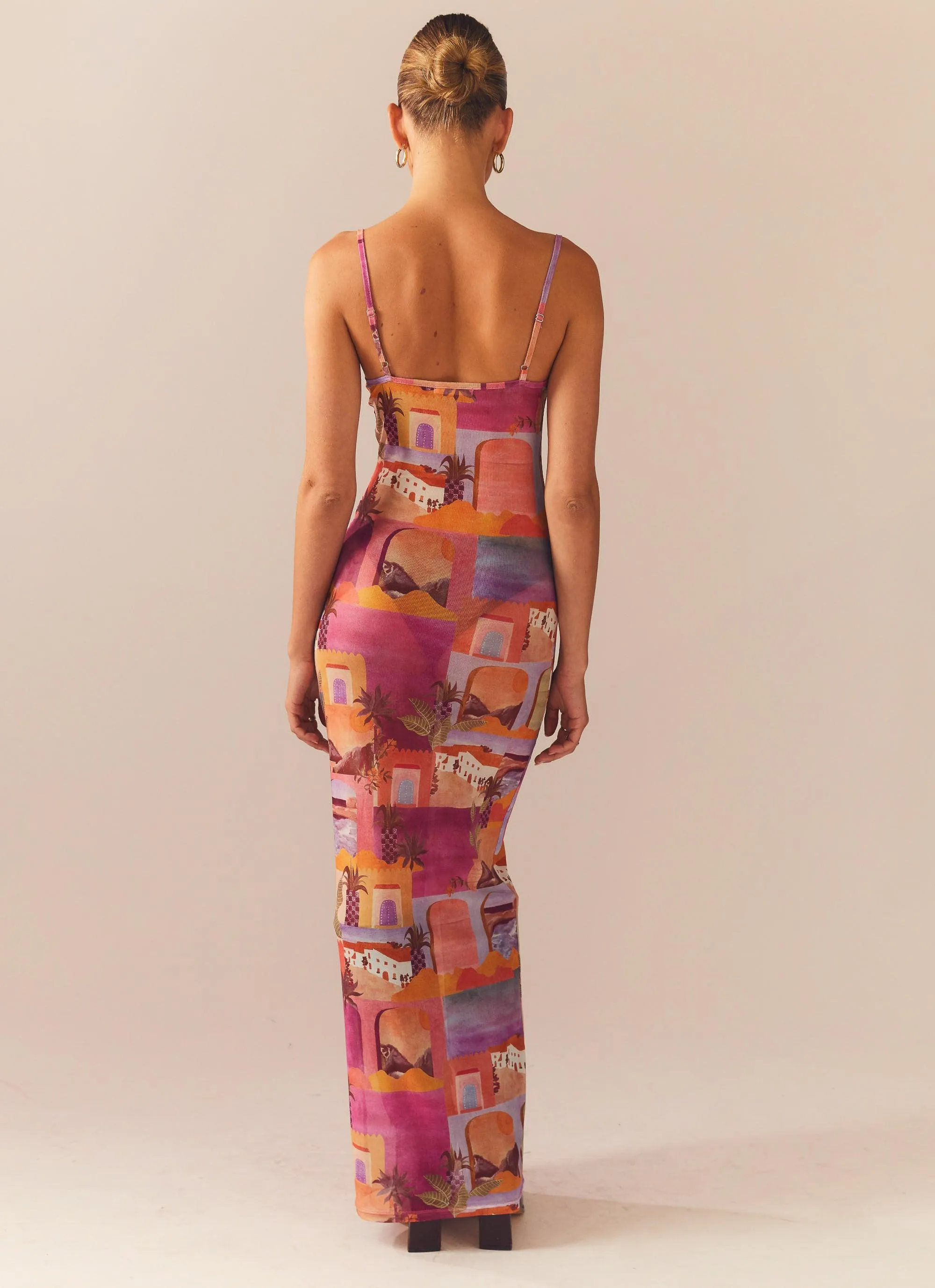 Dreams of the Desert Maxi Dress - Sunset Building sold by Peppermayo product image thumbnail 3