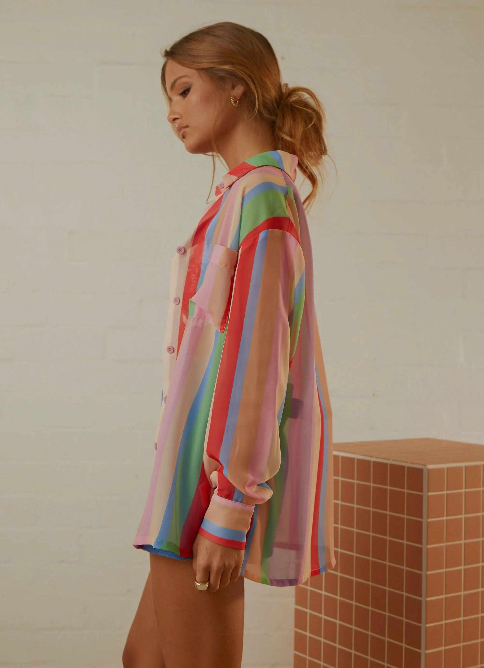 Paradise Found Sheer Shirt - Carnivale sold by Peppermayo product image thumbnail 5