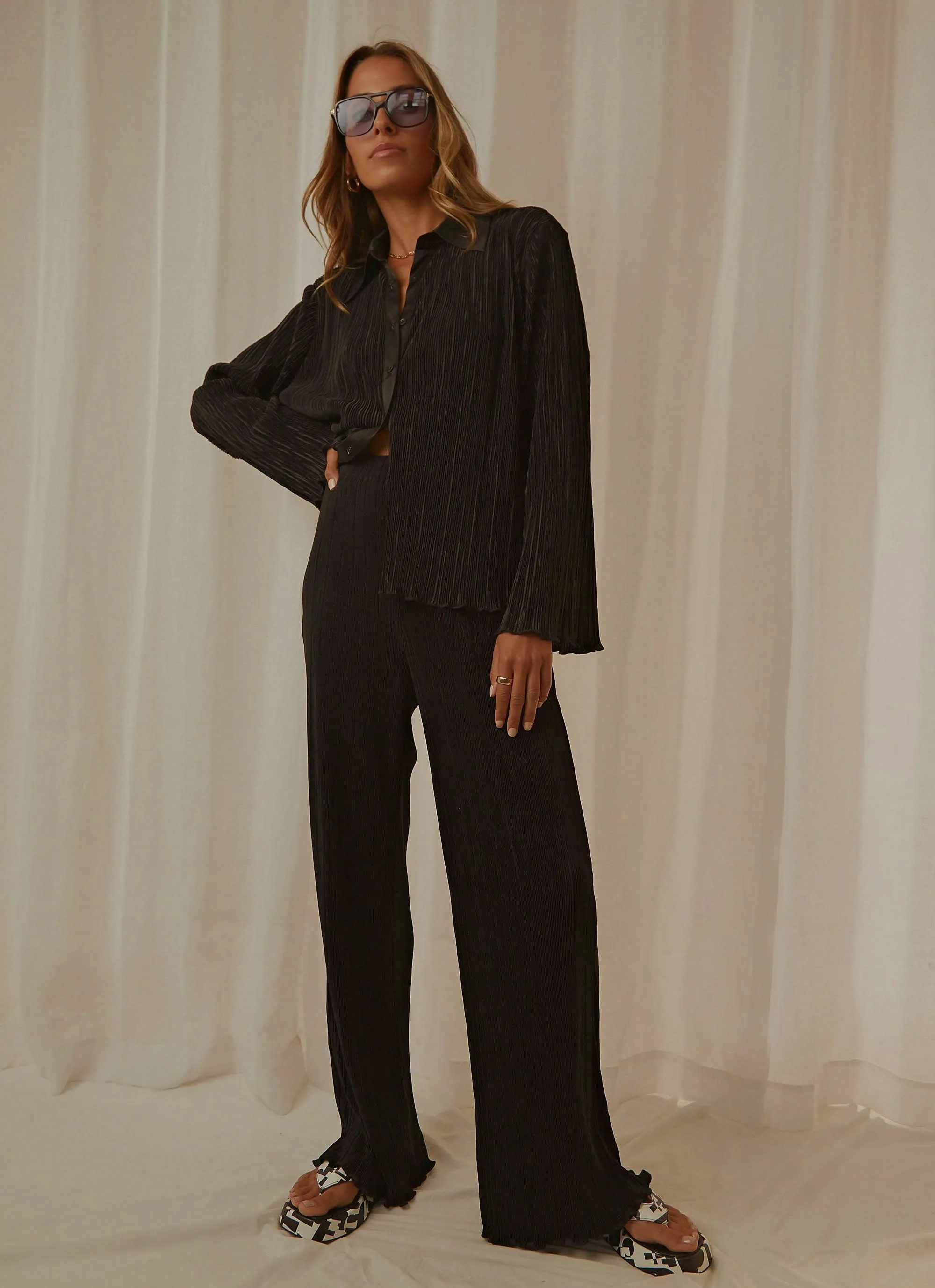 90s Muse Pants - Black sold by Peppermayo