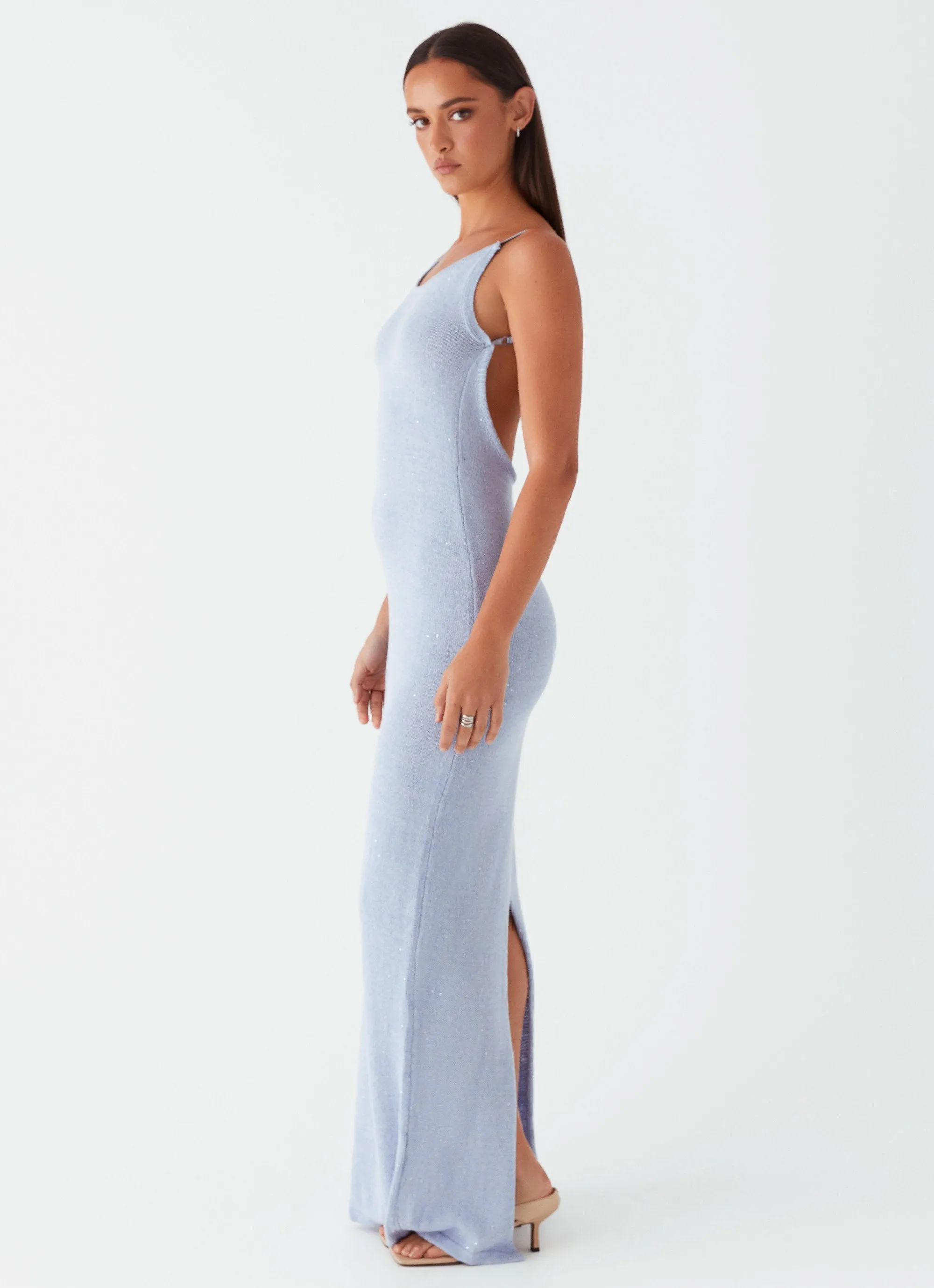Scarlett Steel Maxi Dress - Powder Blue sold by Peppermayo product image thumbnail 3