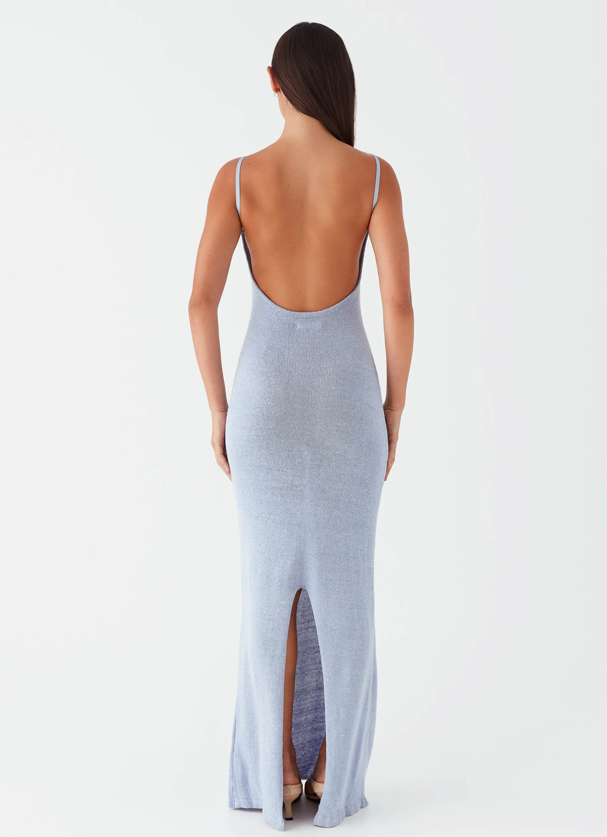Scarlett Steel Maxi Dress - Powder Blue sold by Peppermayo product image thumbnail 4
