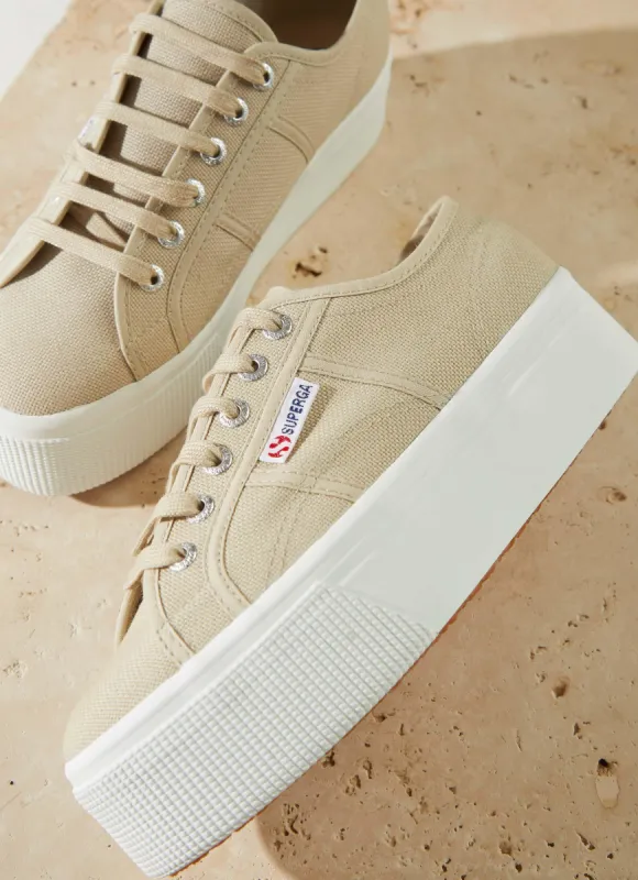 2790ACOTW Linea Up and Down Sneakers - 949 Taupe sold by Peppermayo