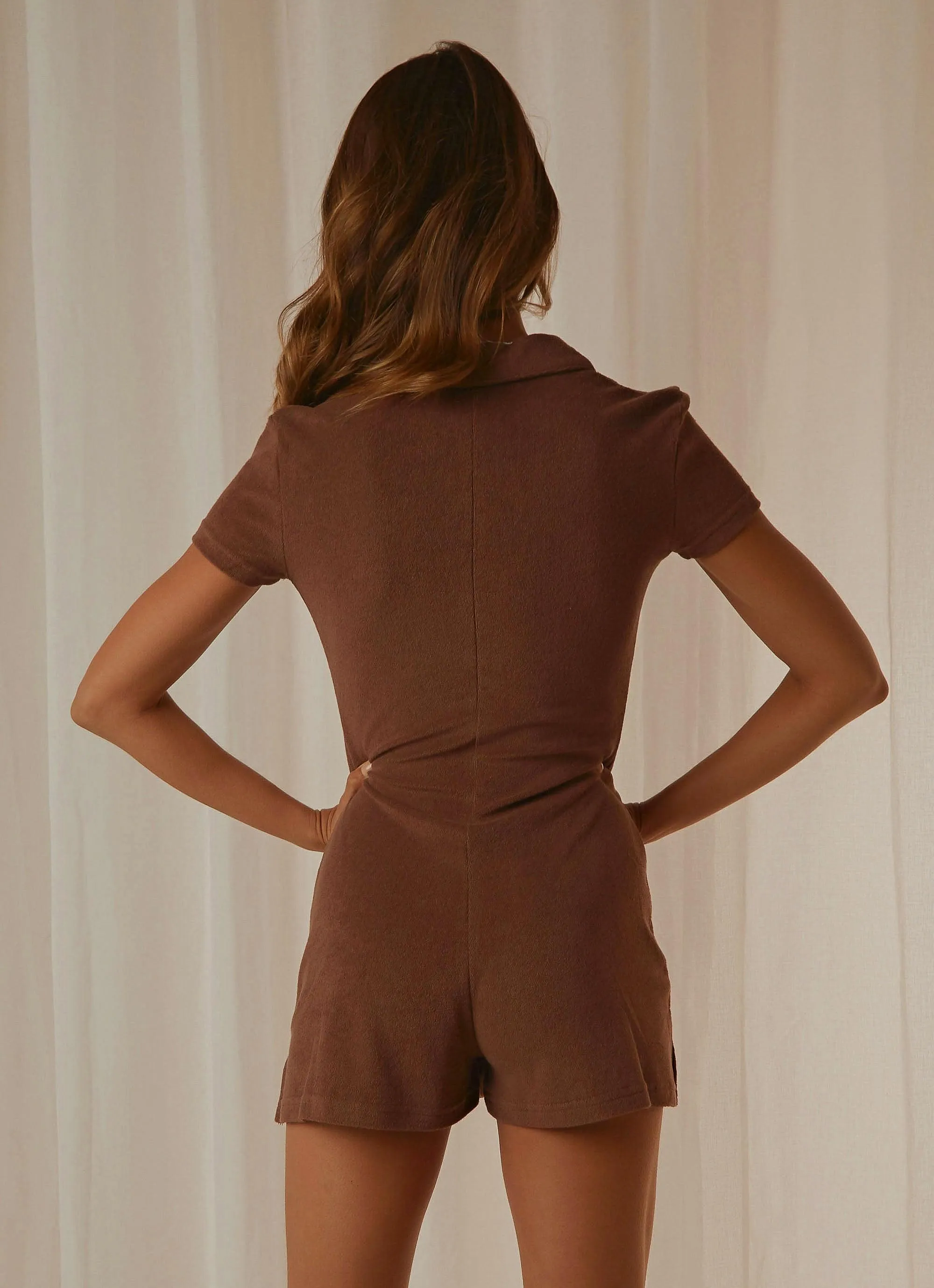 Surf Culture Romper - Chocolate sold by Peppermayo product image thumbnail 5