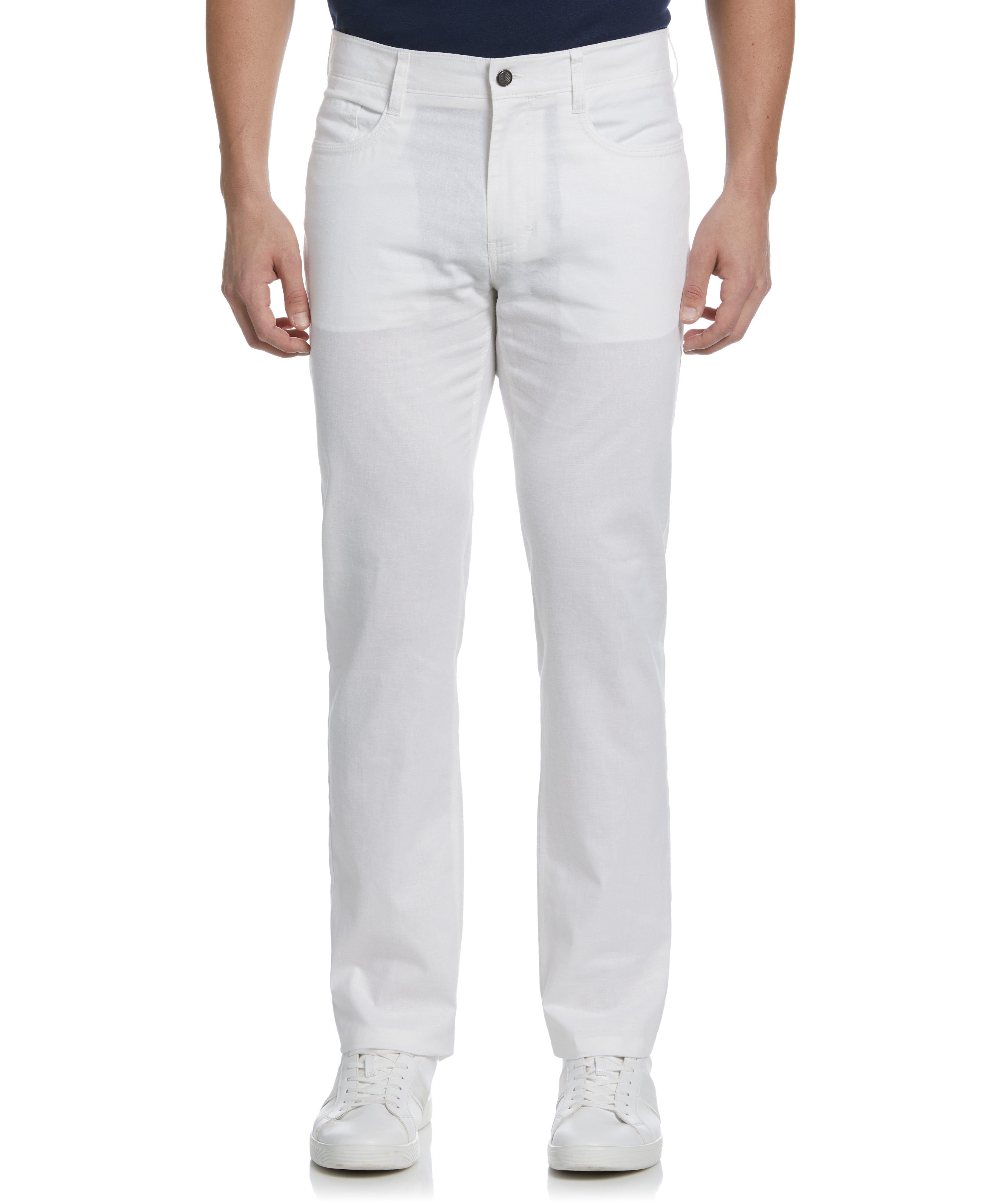 Cubavera™ Linen-Blend 5-Pocket Pants sold by Perry Ellis
