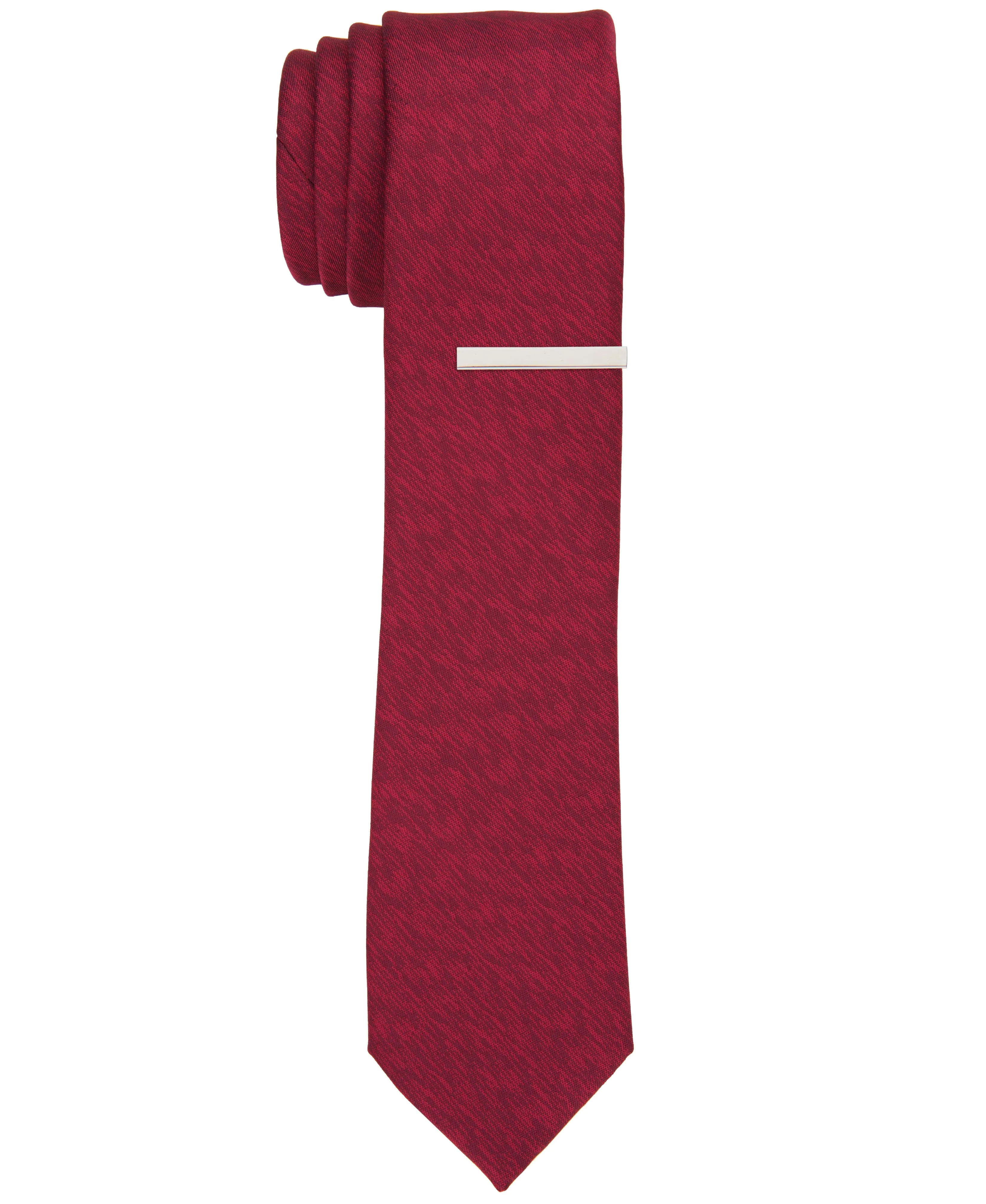 Kemp Solid Slim Tie sold by Perry Ellis