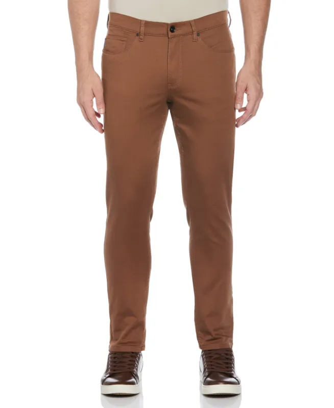Slim Fit Anywhere Five Pocket Pant sold by Perry Ellis