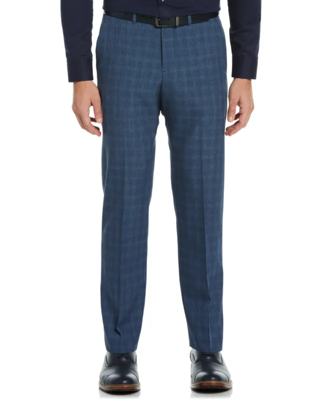 Modern Fit Heathered Windowpane Dress Pant sold by Perry Ellis