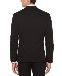 2 Piece Very Slim Fit Solid Black Suit sold by Perry Ellis