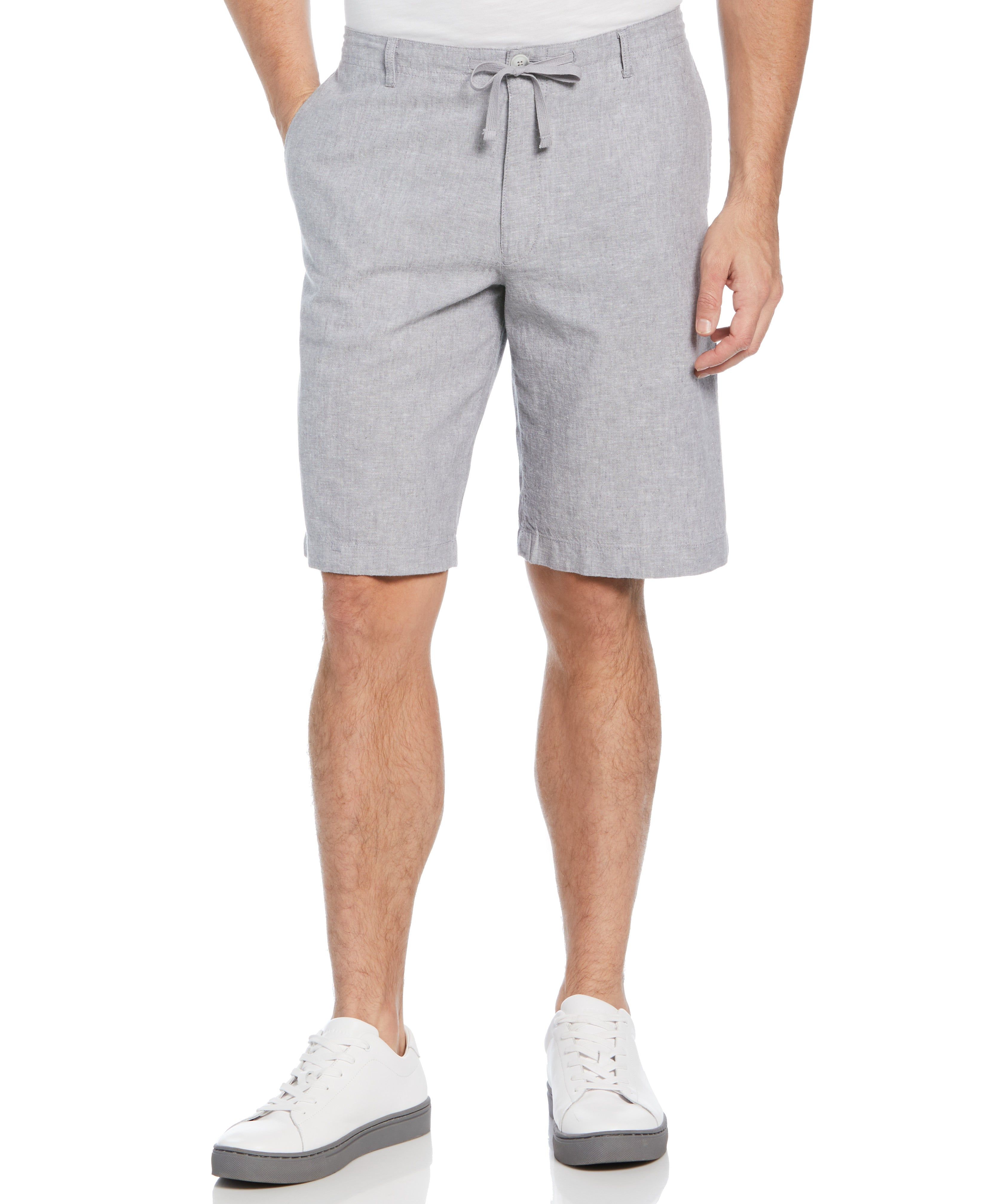 Drawstring Linen Blend Stretch Short sold by Perry Ellis