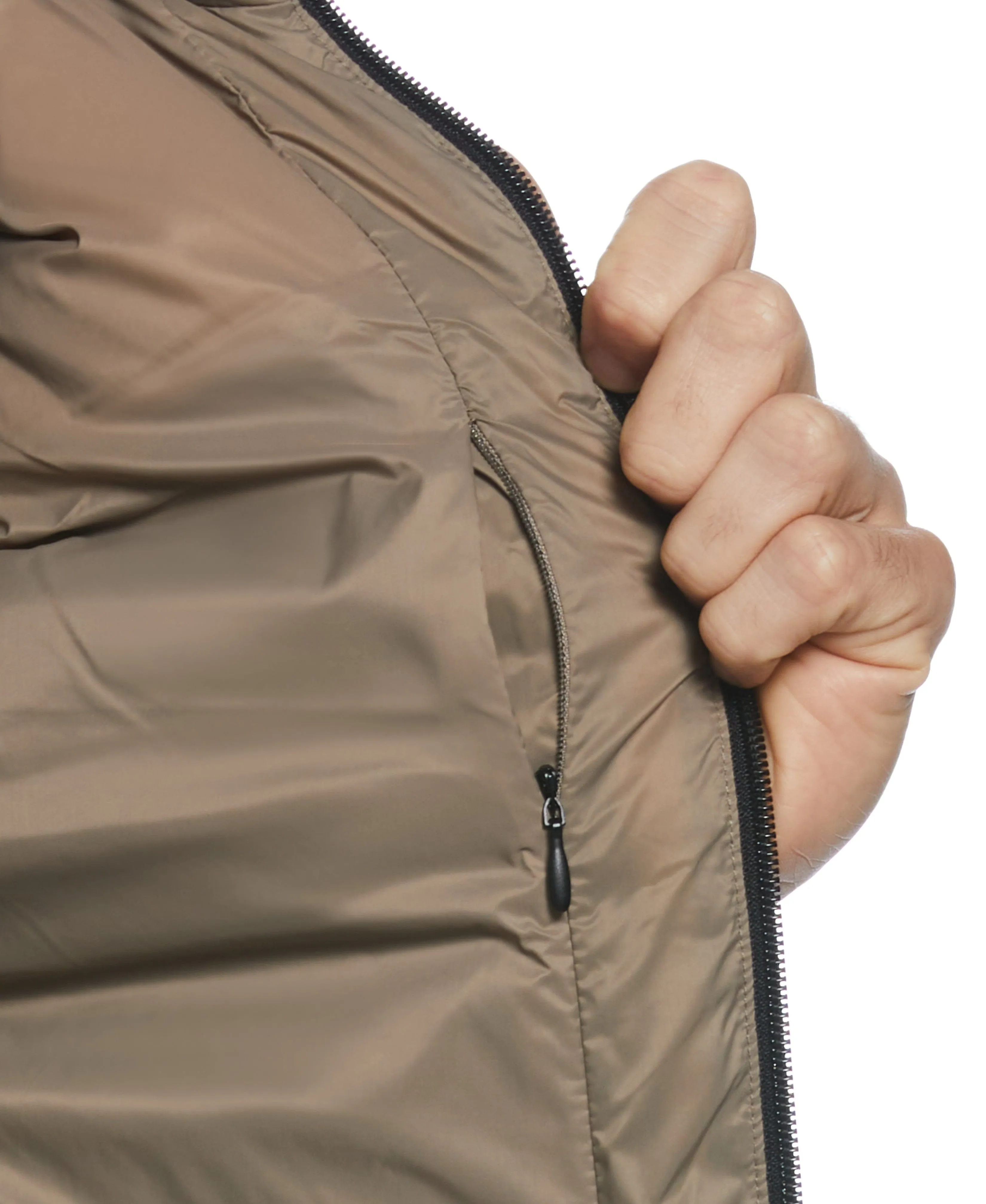 Lightweight Puffer Vest - Brown sold by Perry Ellis product image thumbnail 4