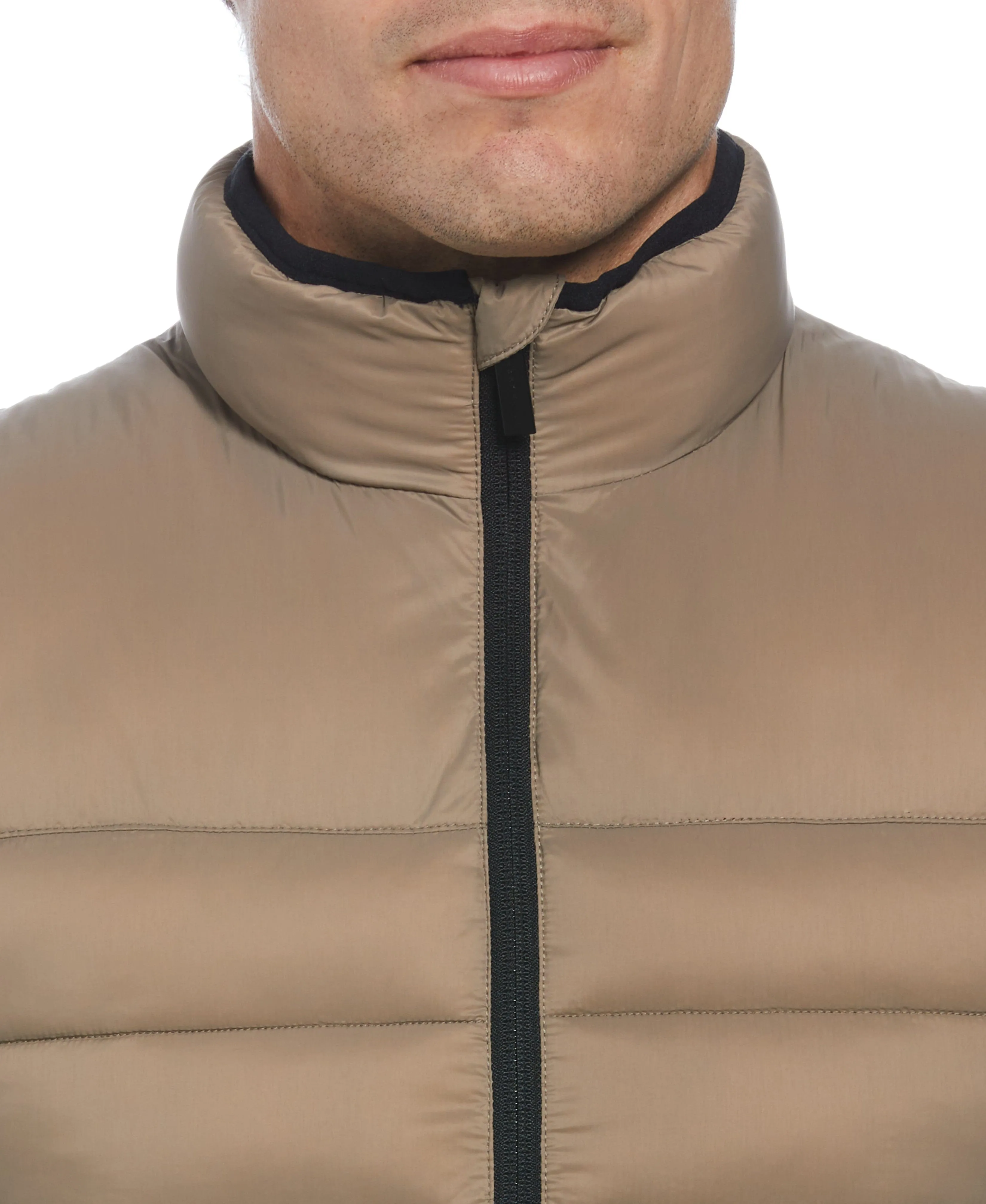 Lightweight Puffer Vest - Brown sold by Perry Ellis product image thumbnail 3