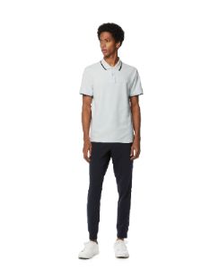 Tipped Collar Solid Polo sold by Perry Ellis