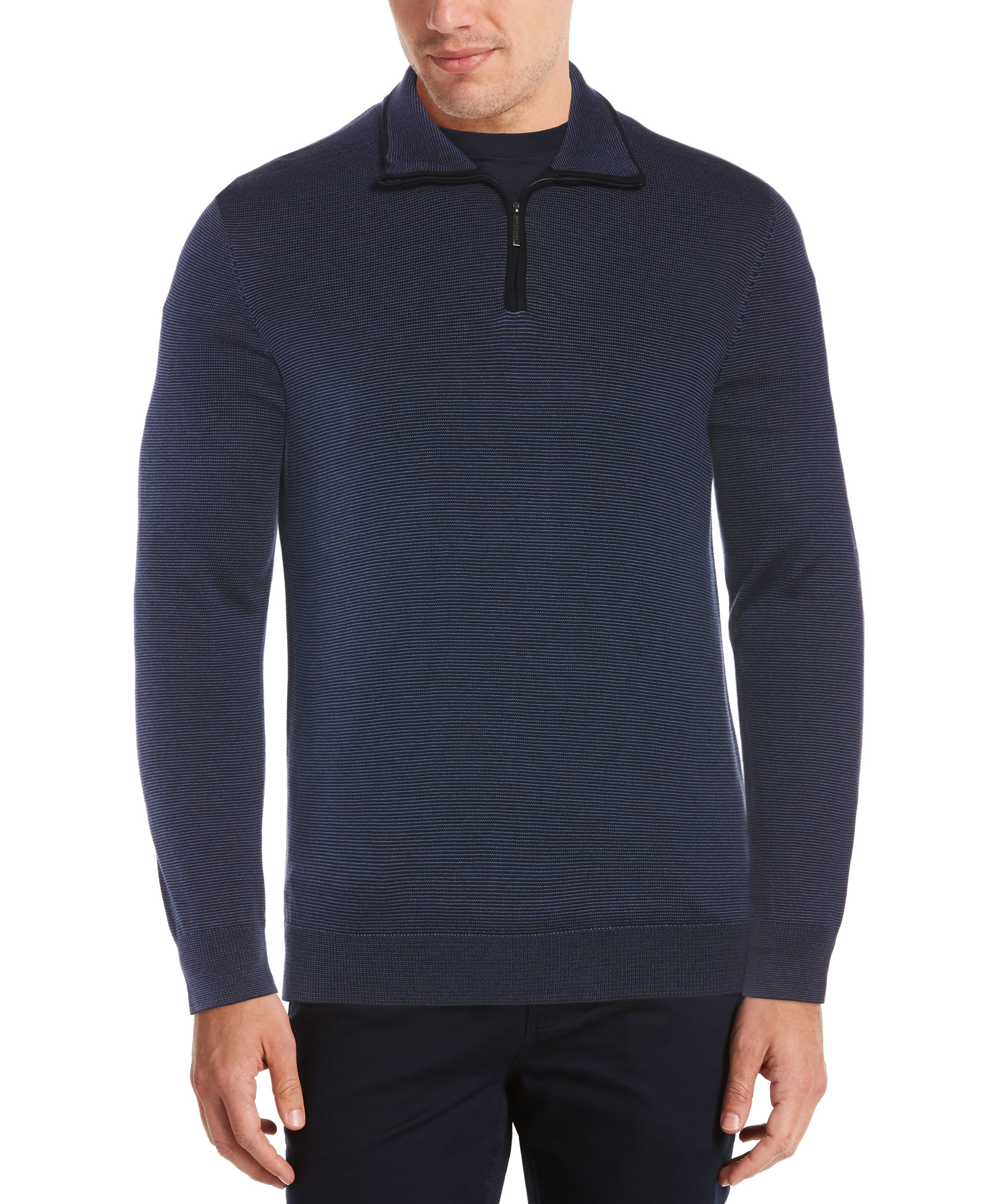 Quarter Zip Mock Neck Sweater sold by Perry Ellis