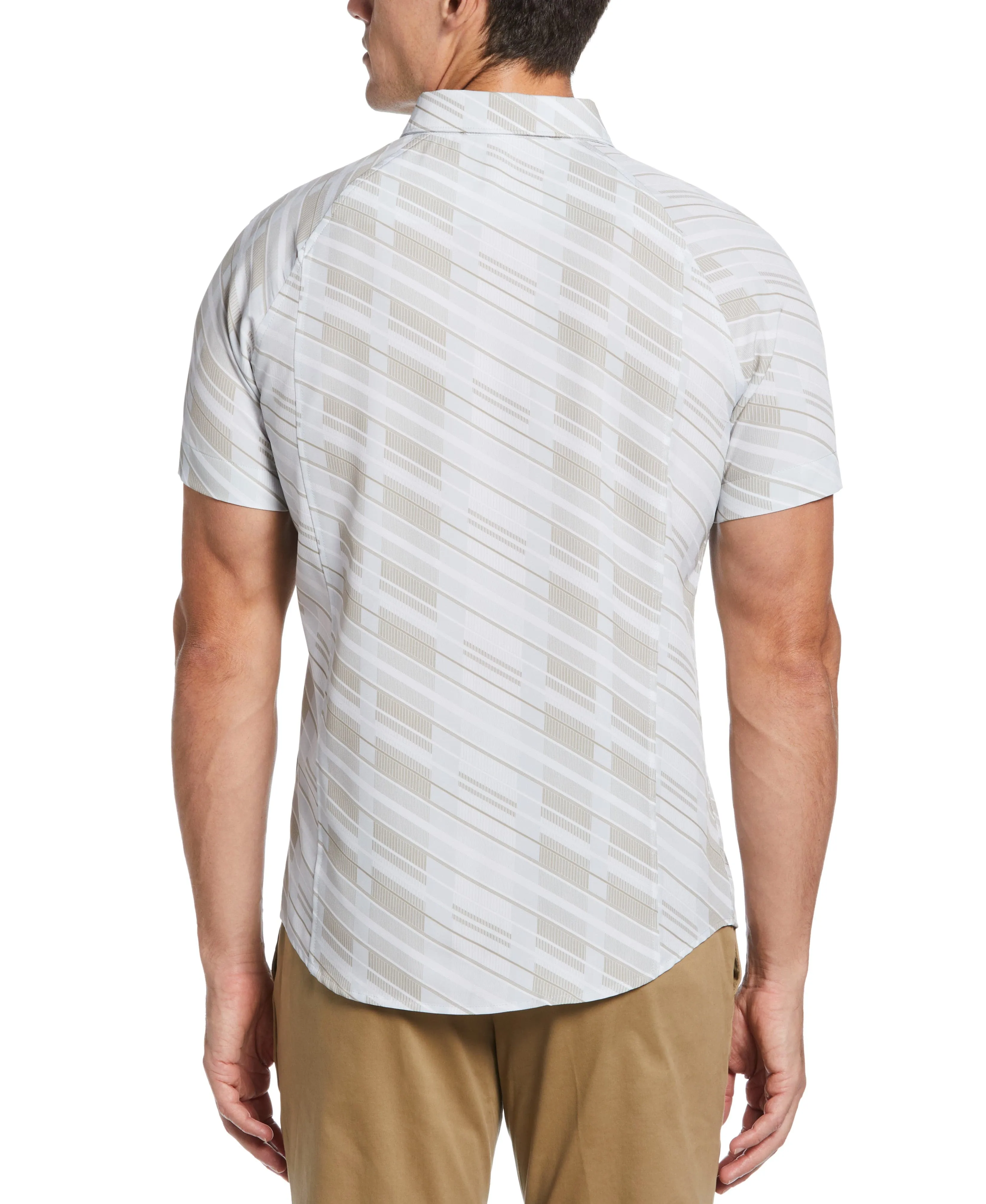 Total Stretch Slim Fit Large Abstract Print Shirt sold by Perry Ellis product image thumbnail 2