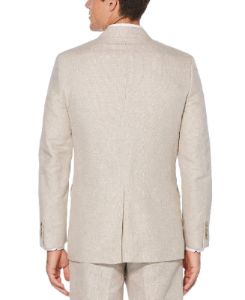 Big & Tall Linen Cotton Herringbone Suit Jacket sold by Perry Ellis