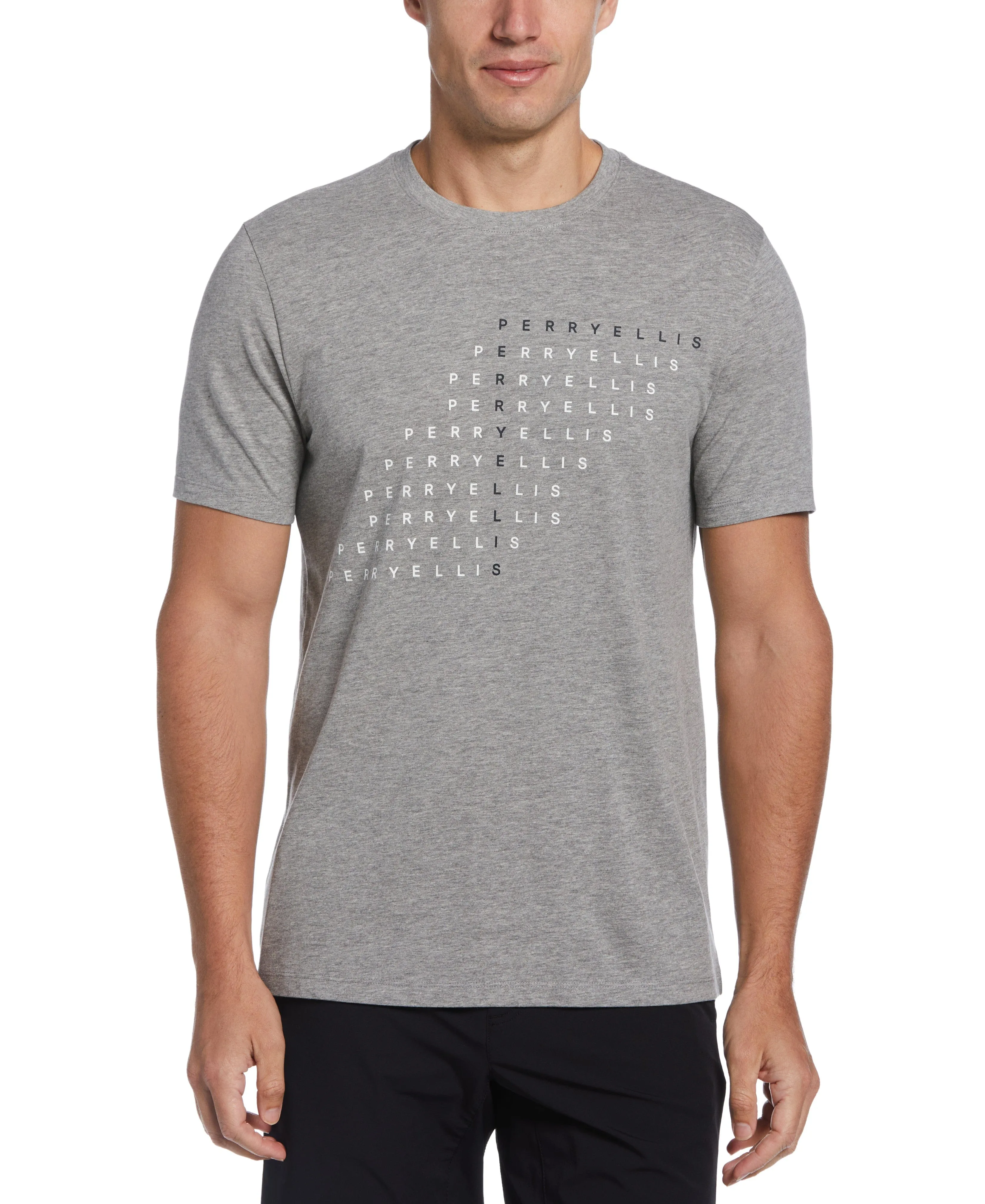 Logo Cotton Tee sold by Perry Ellis