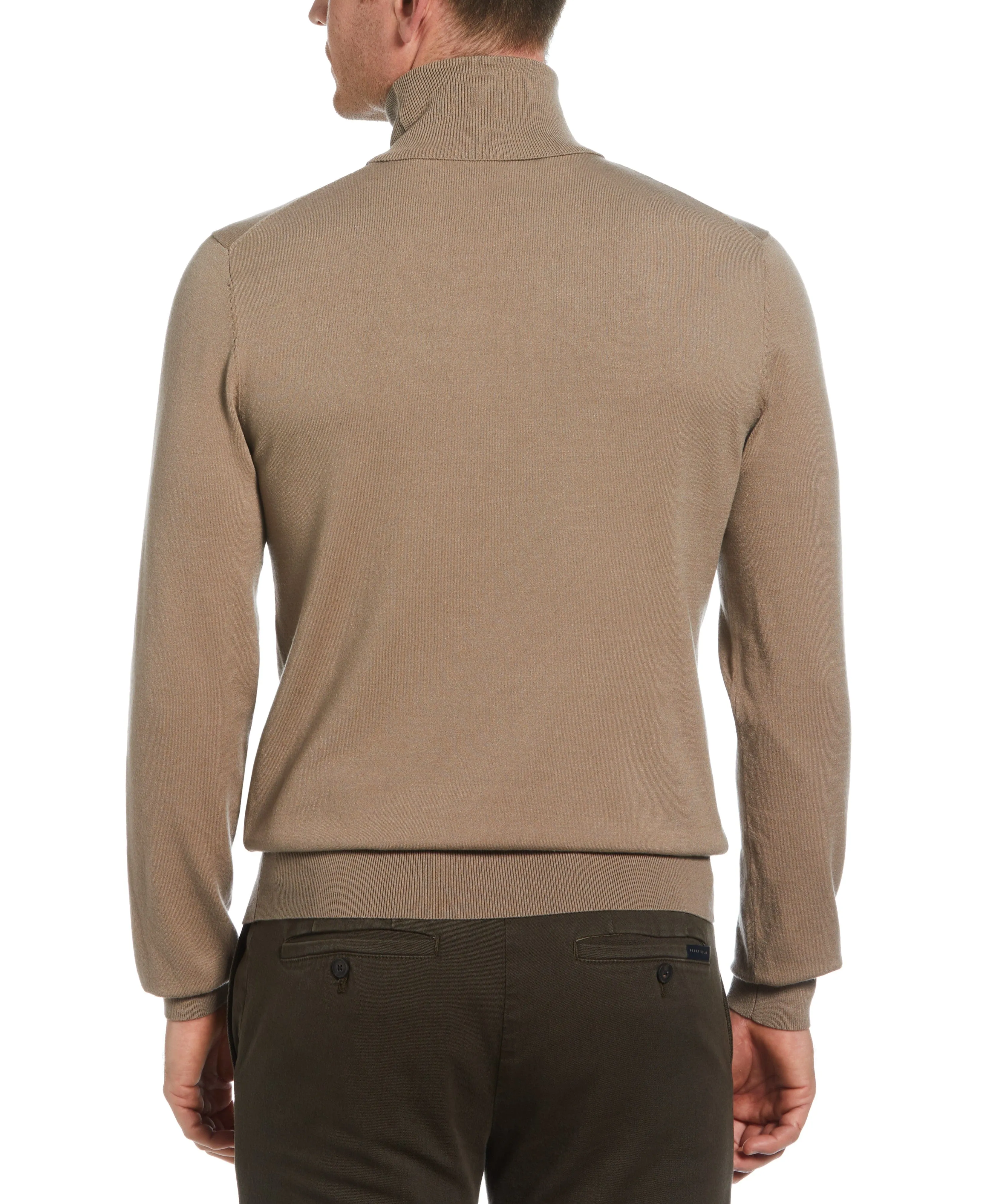 Solid Tech Knit Turtleneck Sweater sold by Perry Ellis product image thumbnail 2