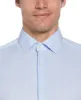 Slim Fit Total Stretch light Striped Print Dress Shirt sold by Perry Ellis